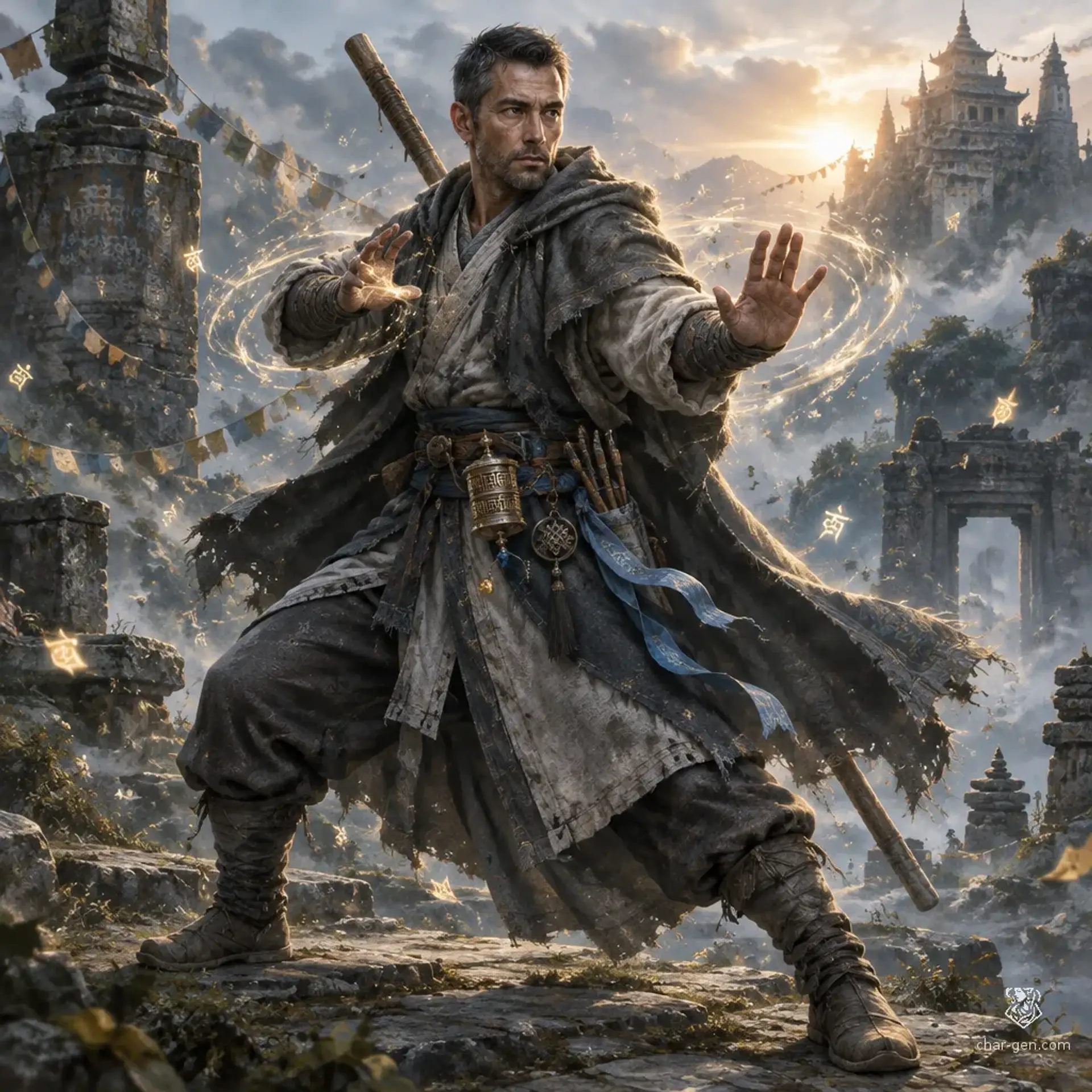 Eros Wikstrom - AI-generated fantasy Character