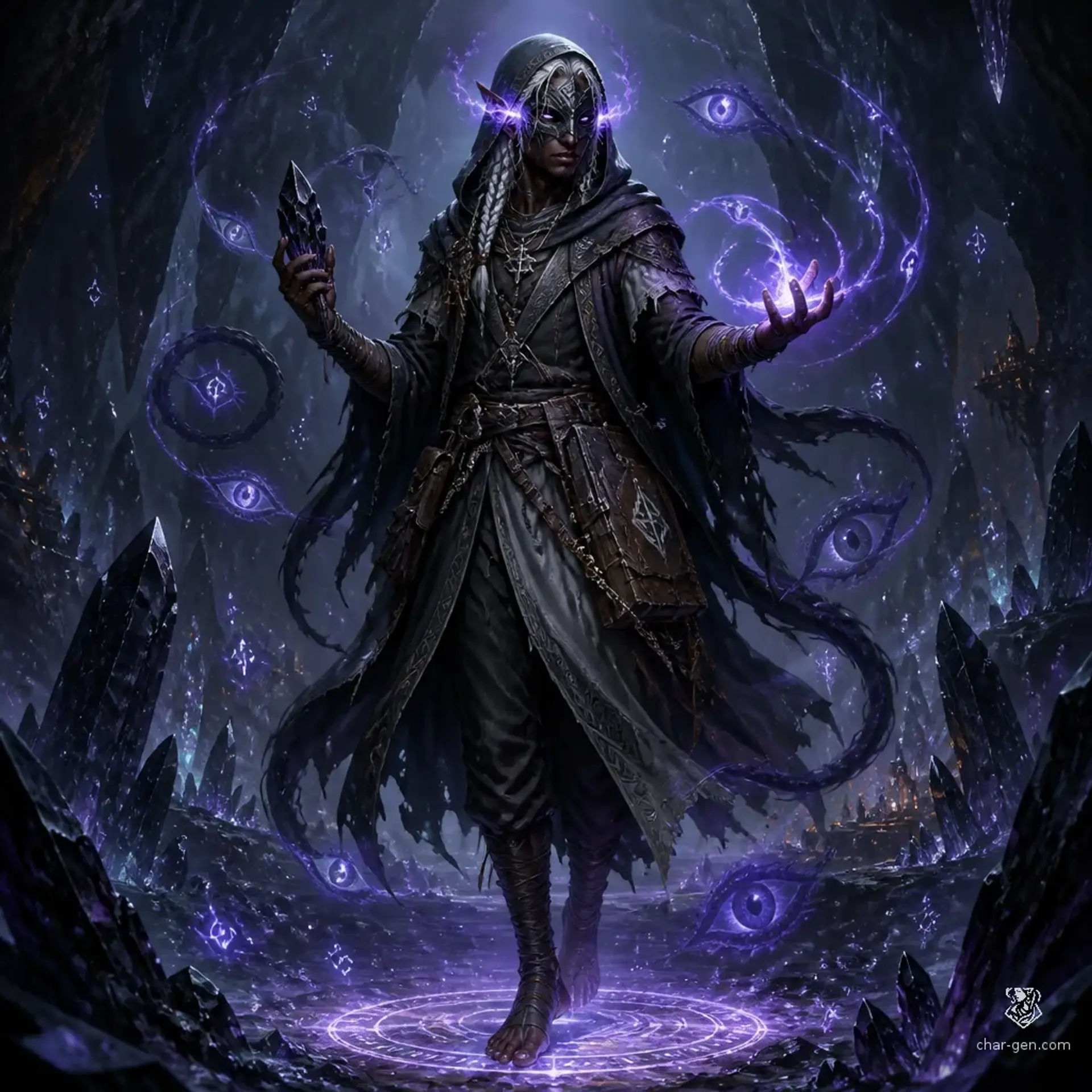 Katik Mtembe - AI-generated fantasy Character