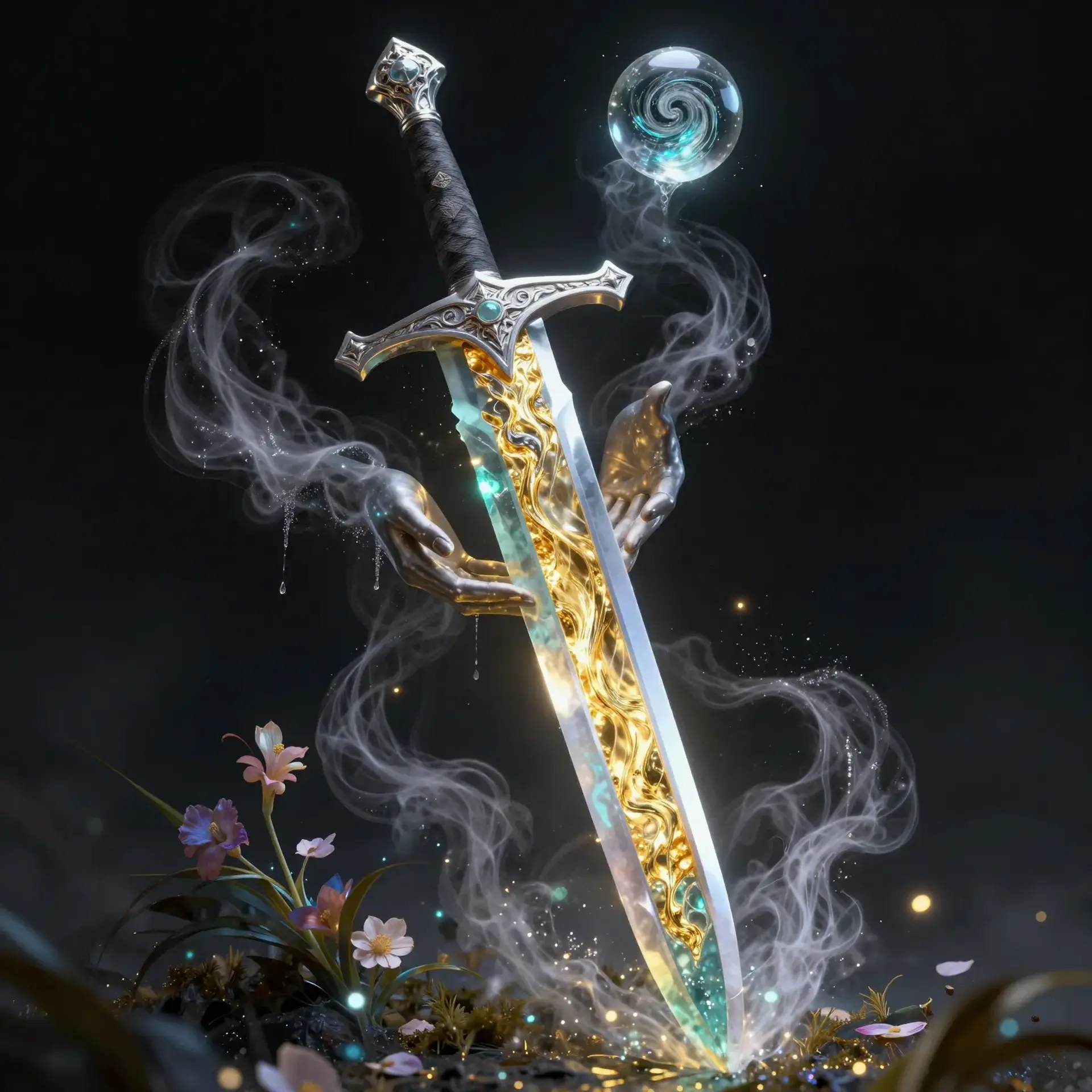 The Blade of the Lost King - AI-generated fantasy Magic Item