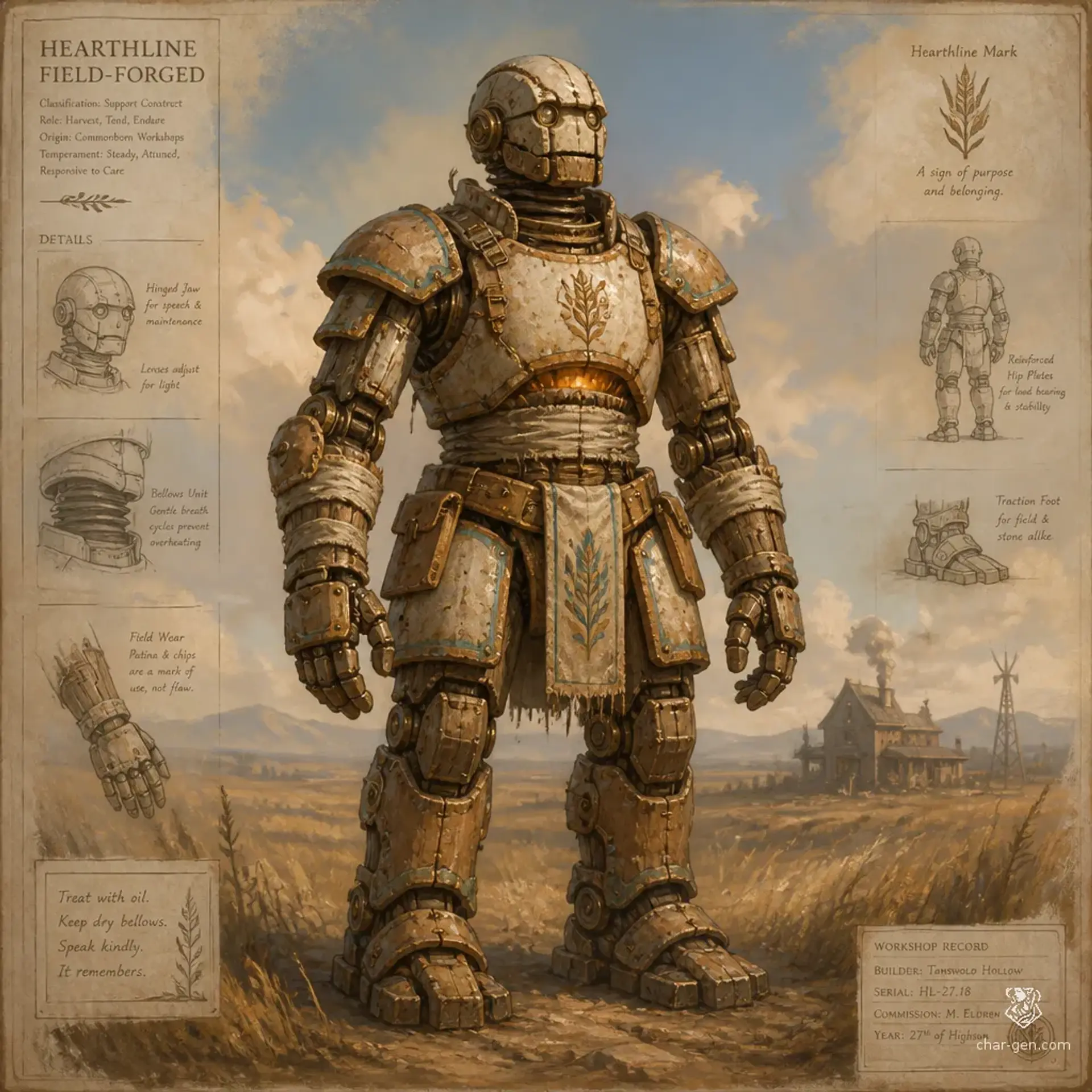 Field-Forged - AI-generated fantasy Species