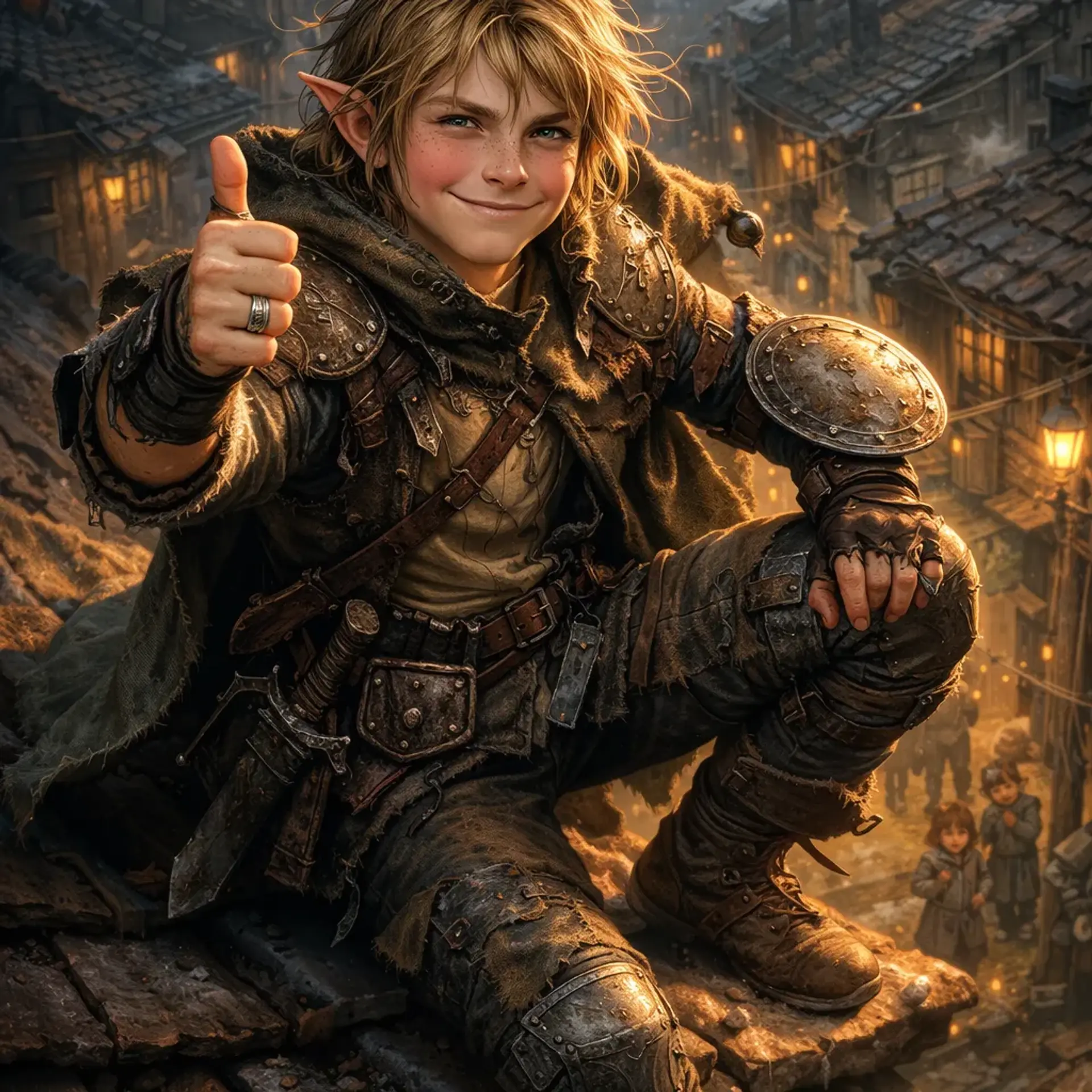 Pip Thistle-Sojourner - AI-generated fantasy NPC