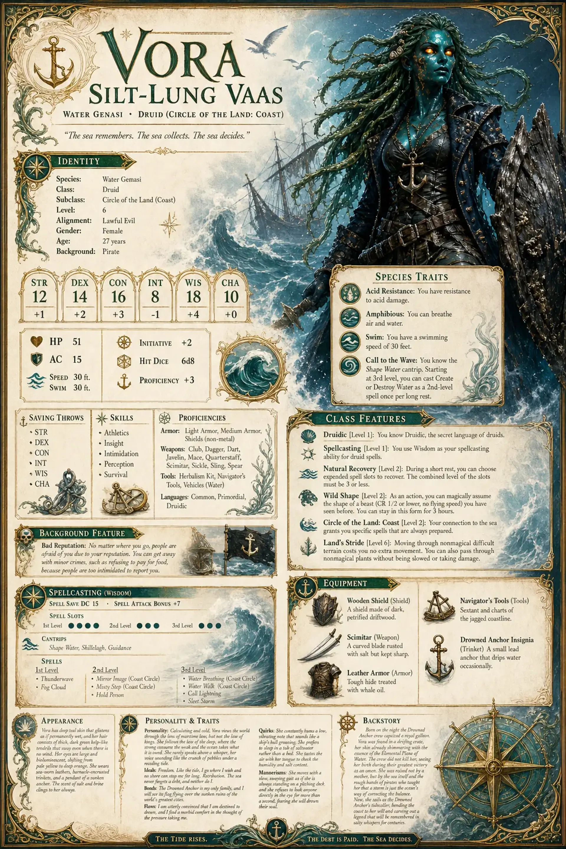Character Sheet