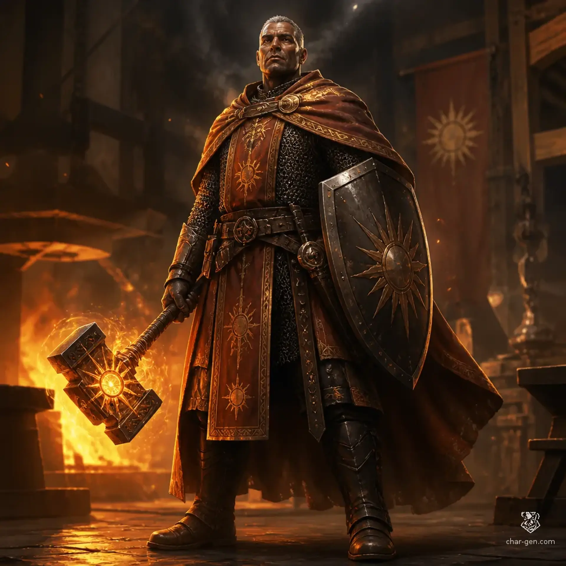 Hector Quispe - AI-generated fantasy Character