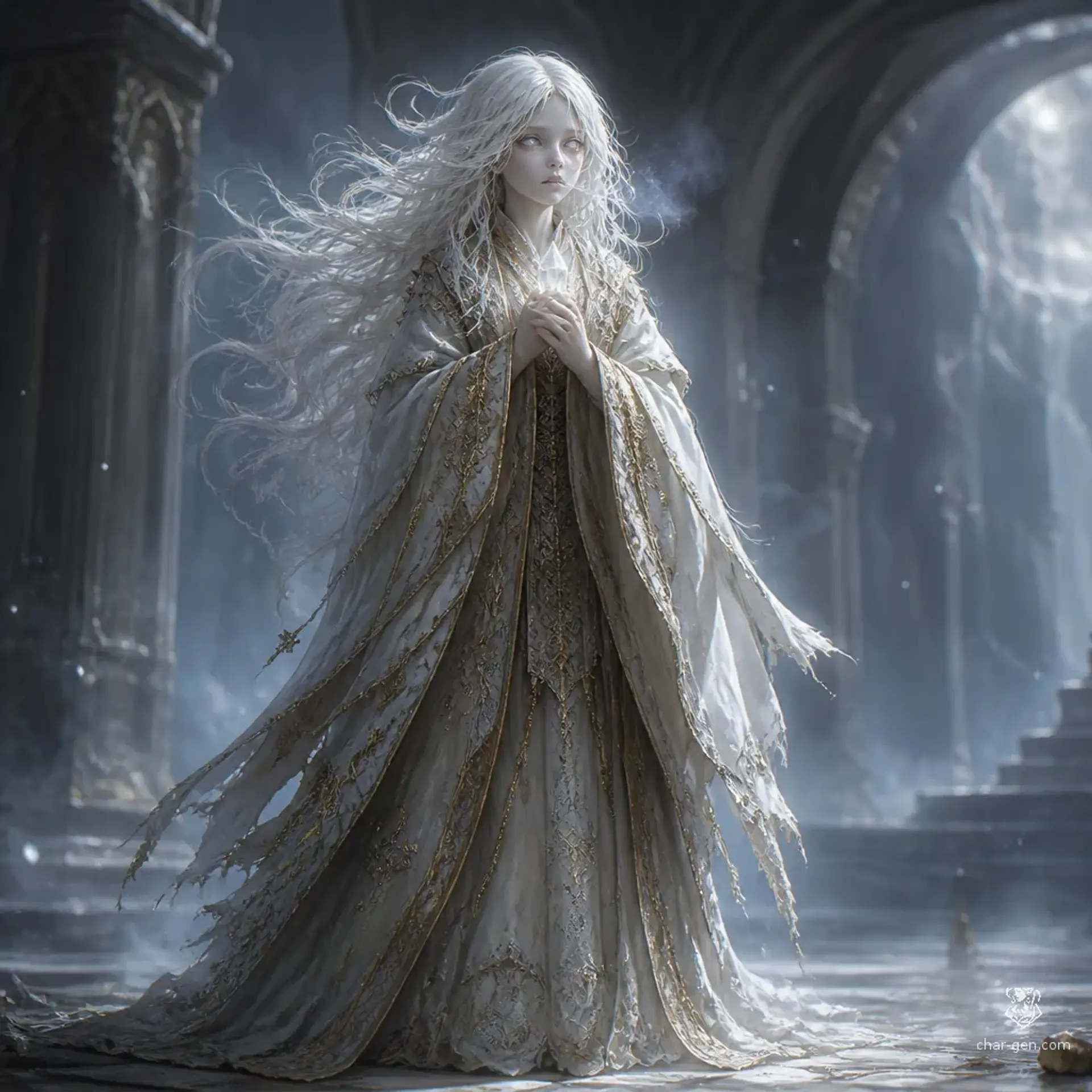 Selene the Dim - AI-generated fantasy Character