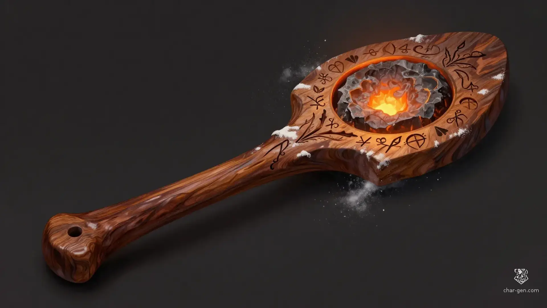 The Ovenhart Proving-Pole - AI-generated fantasy Magic Item