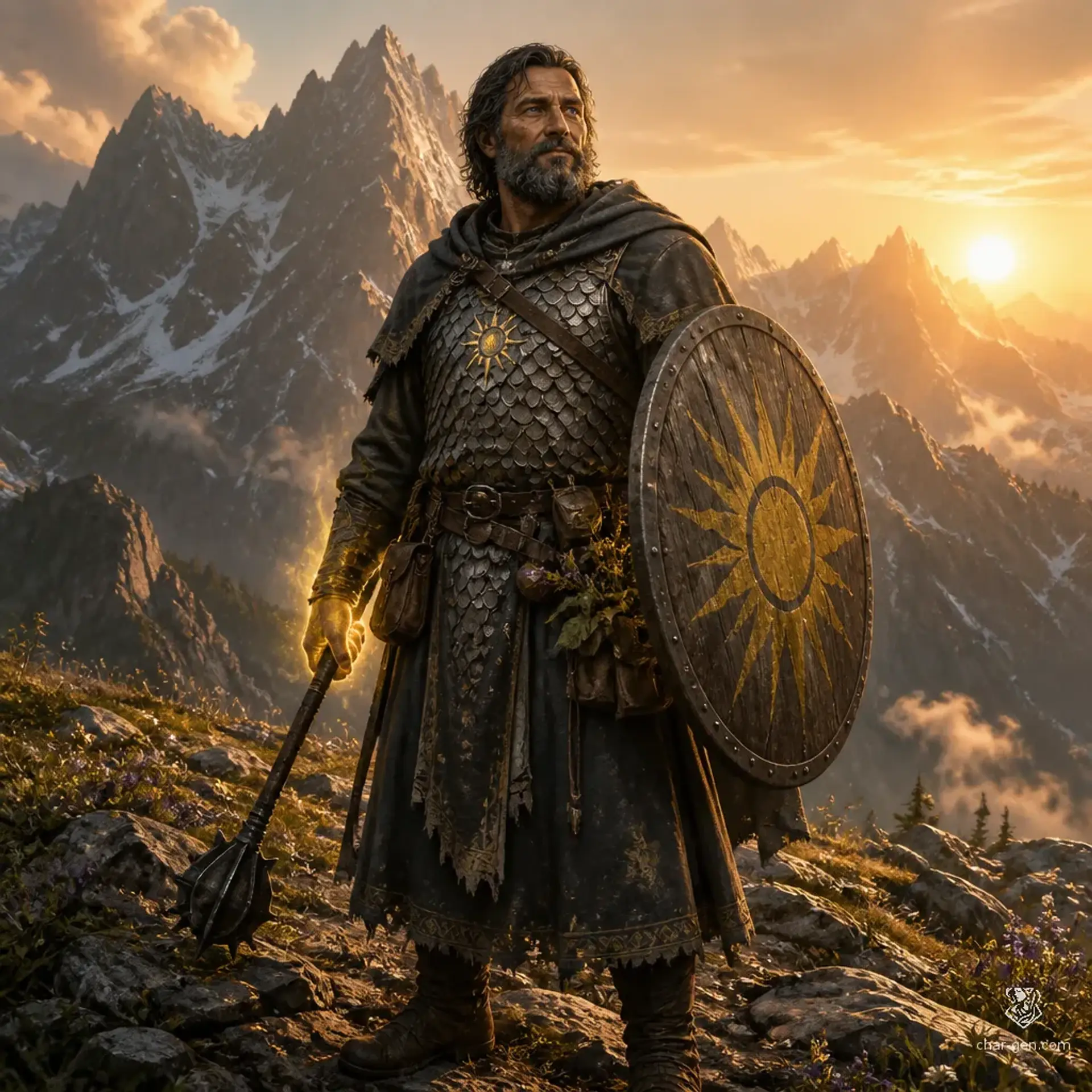 Silas Thorne - AI-generated fantasy Character