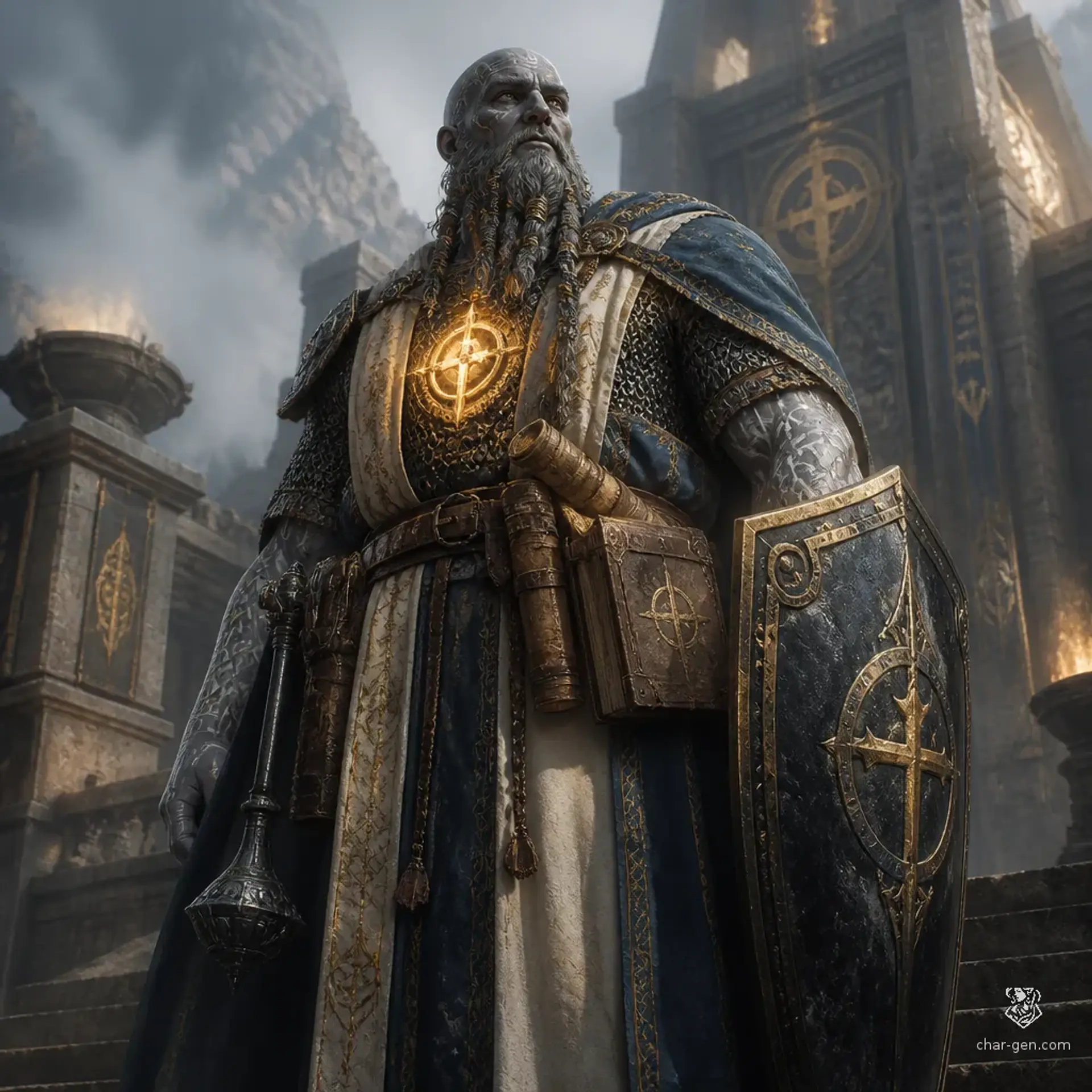 Proxenos - AI-generated fantasy Character