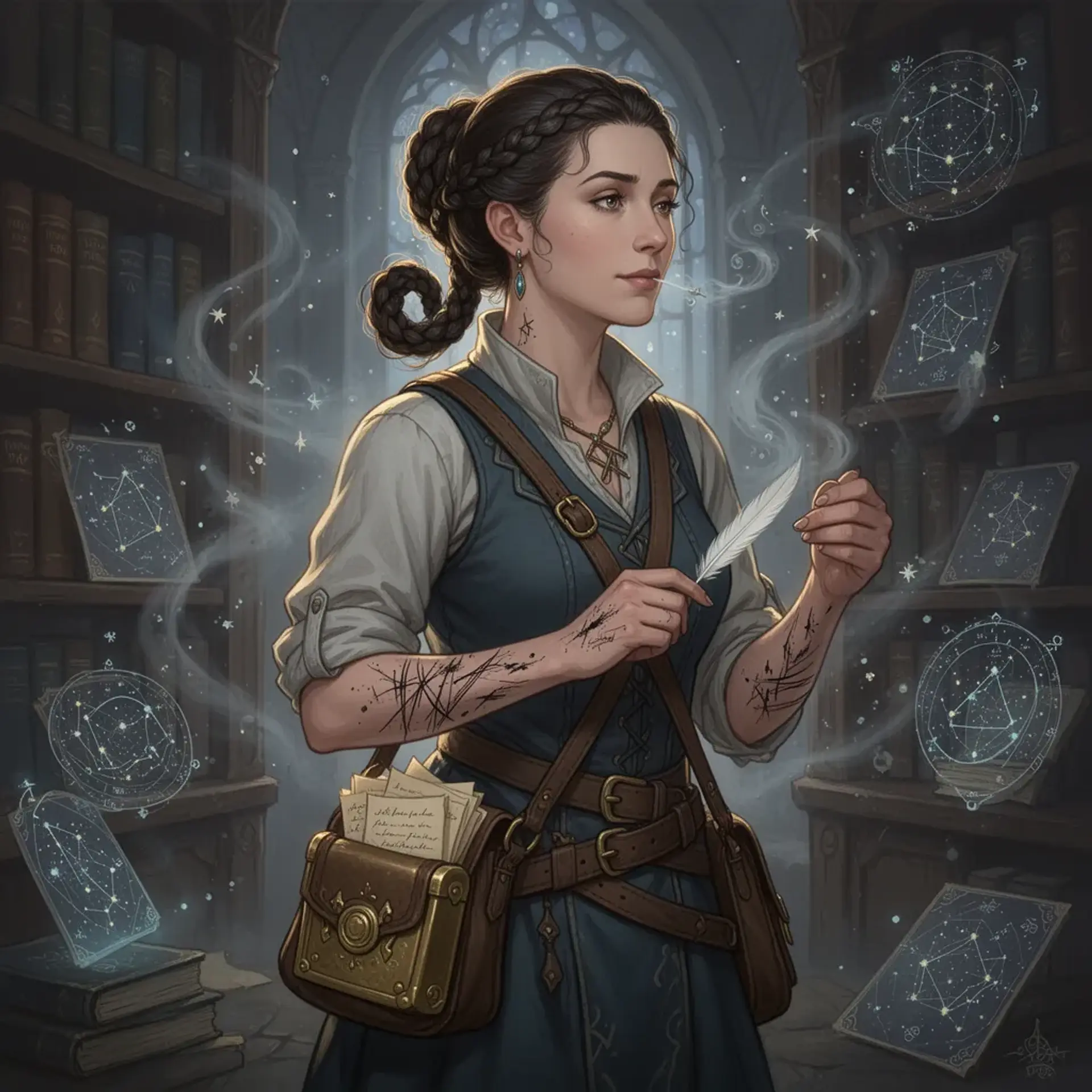 Etta Rhune - AI-generated fantasy NPC