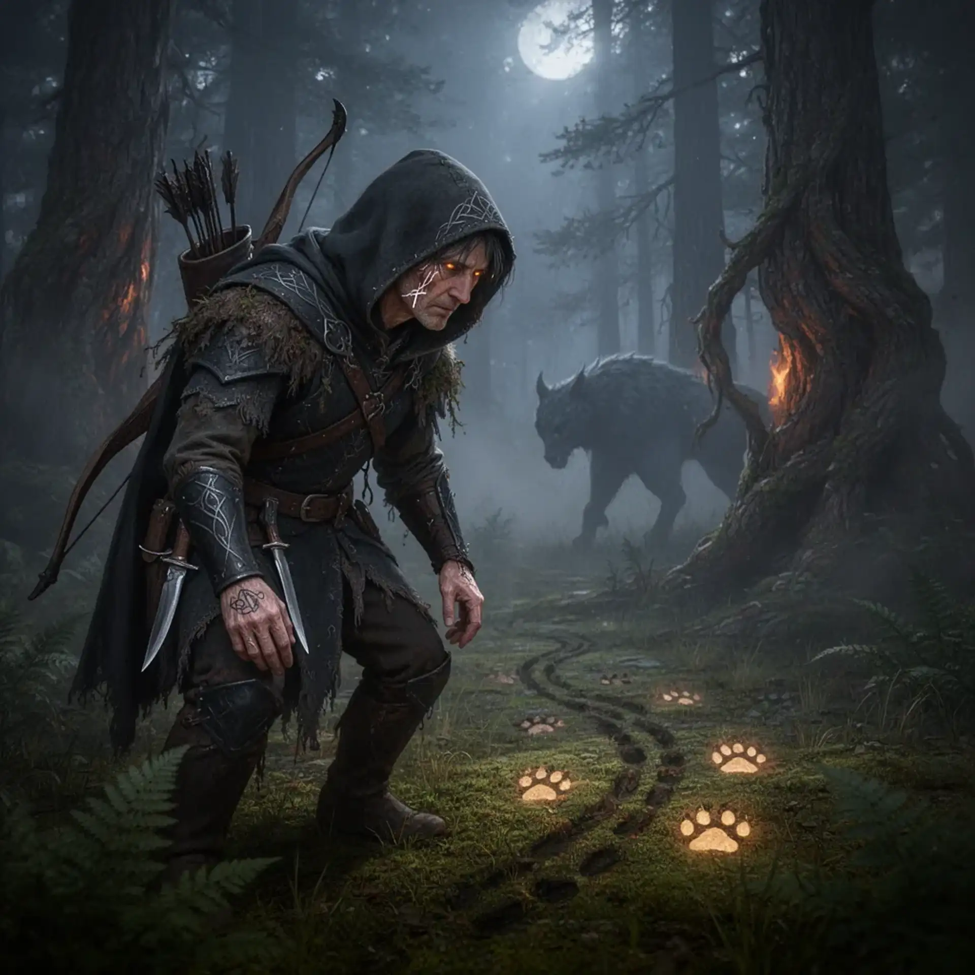 Whispers of the Wild Ranger | Fantasy Art Competition | CharGen