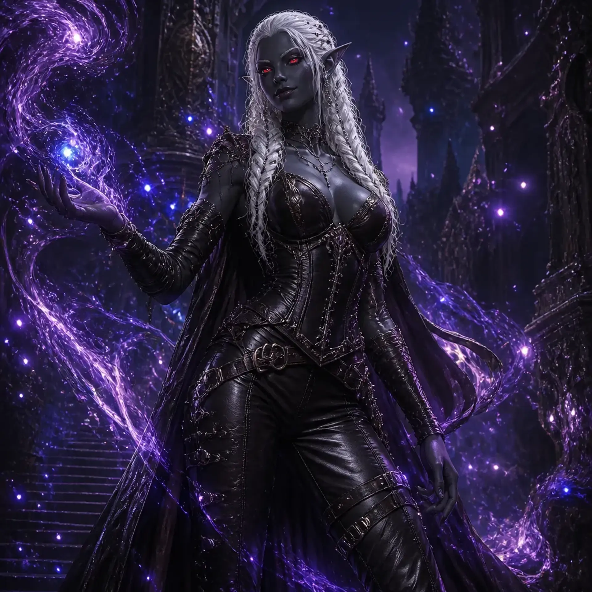 Nyxaria - AI-generated fantasy Character