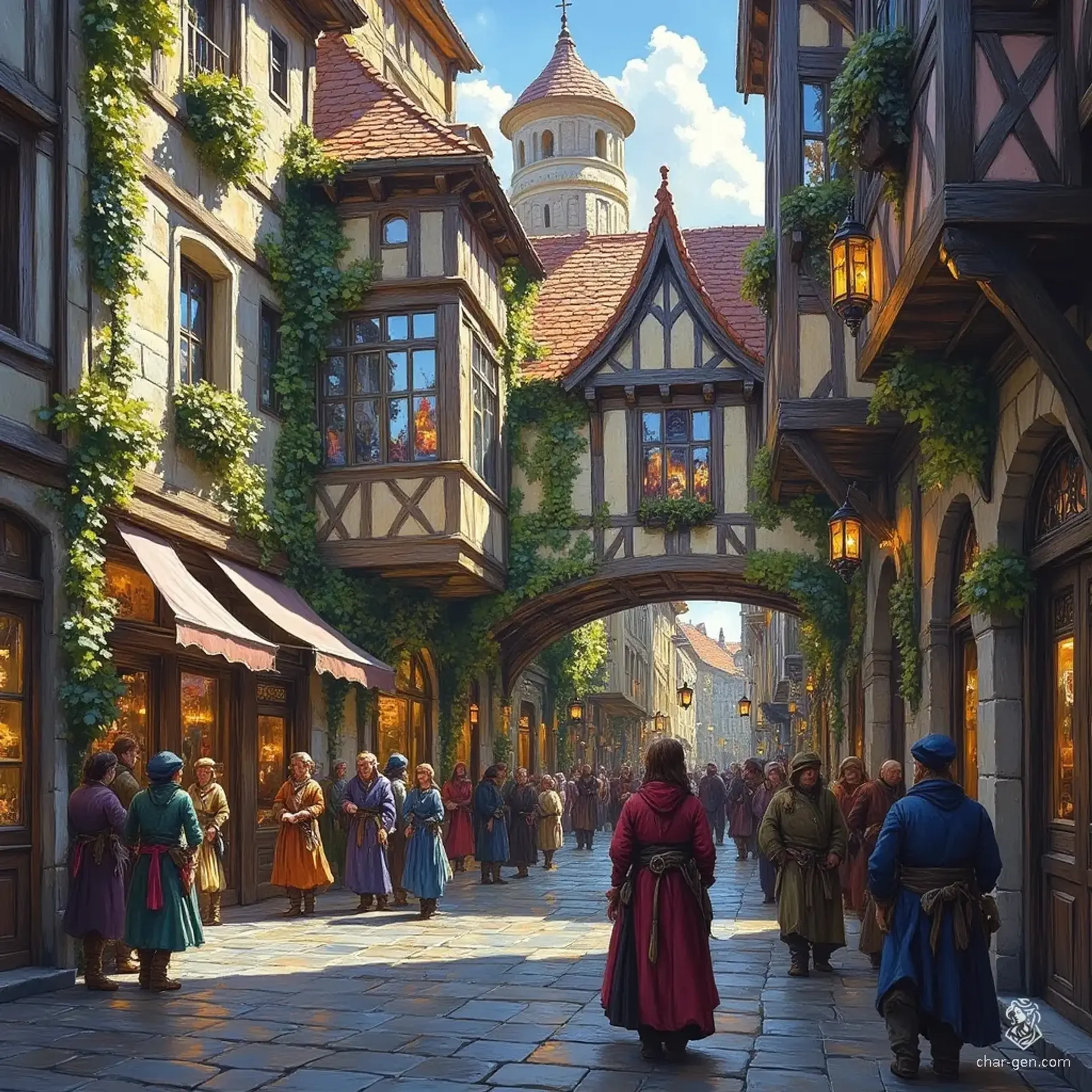 Waterdeep - D&D Character Art