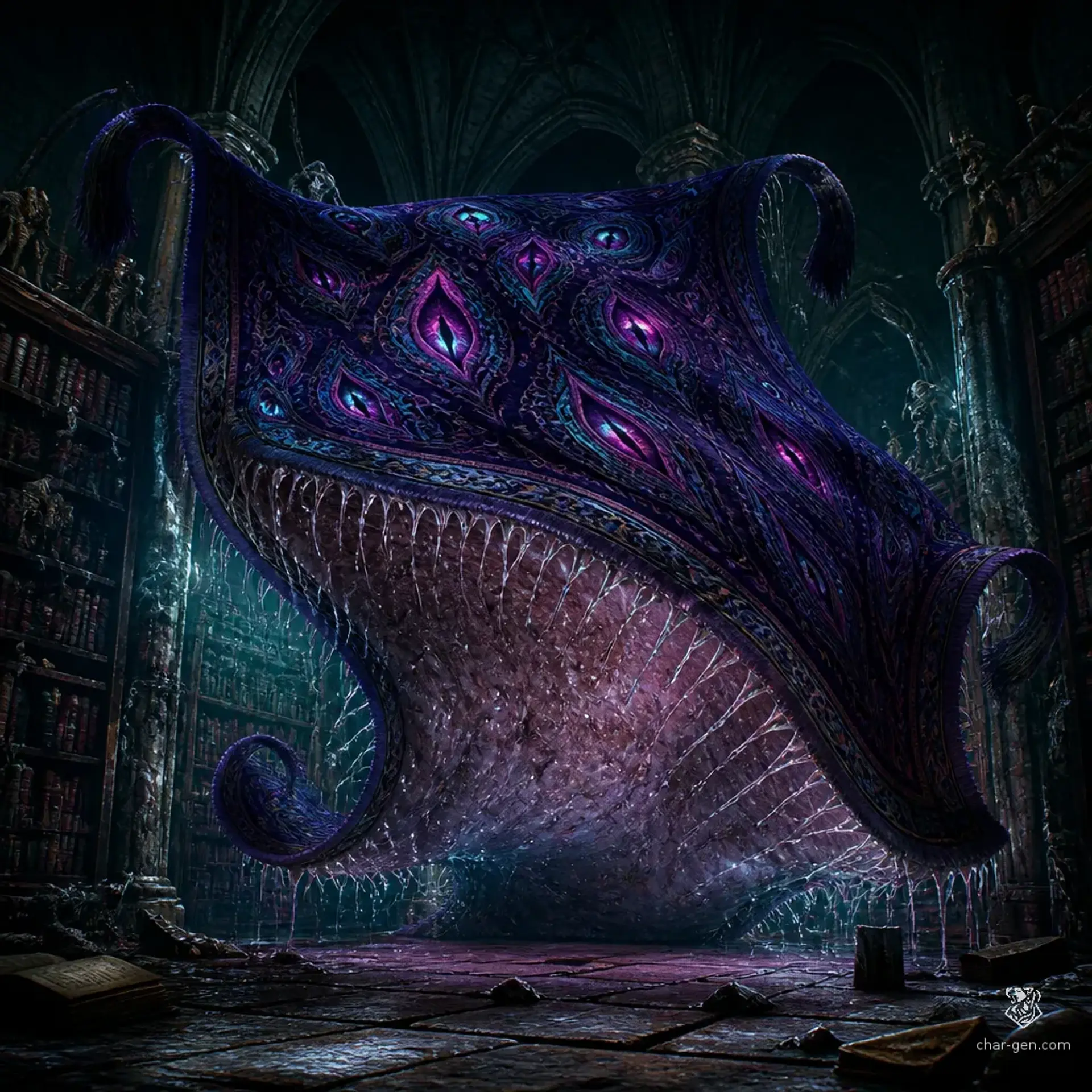 Cerebro-weave Shroud - AI-generated fantasy Monster