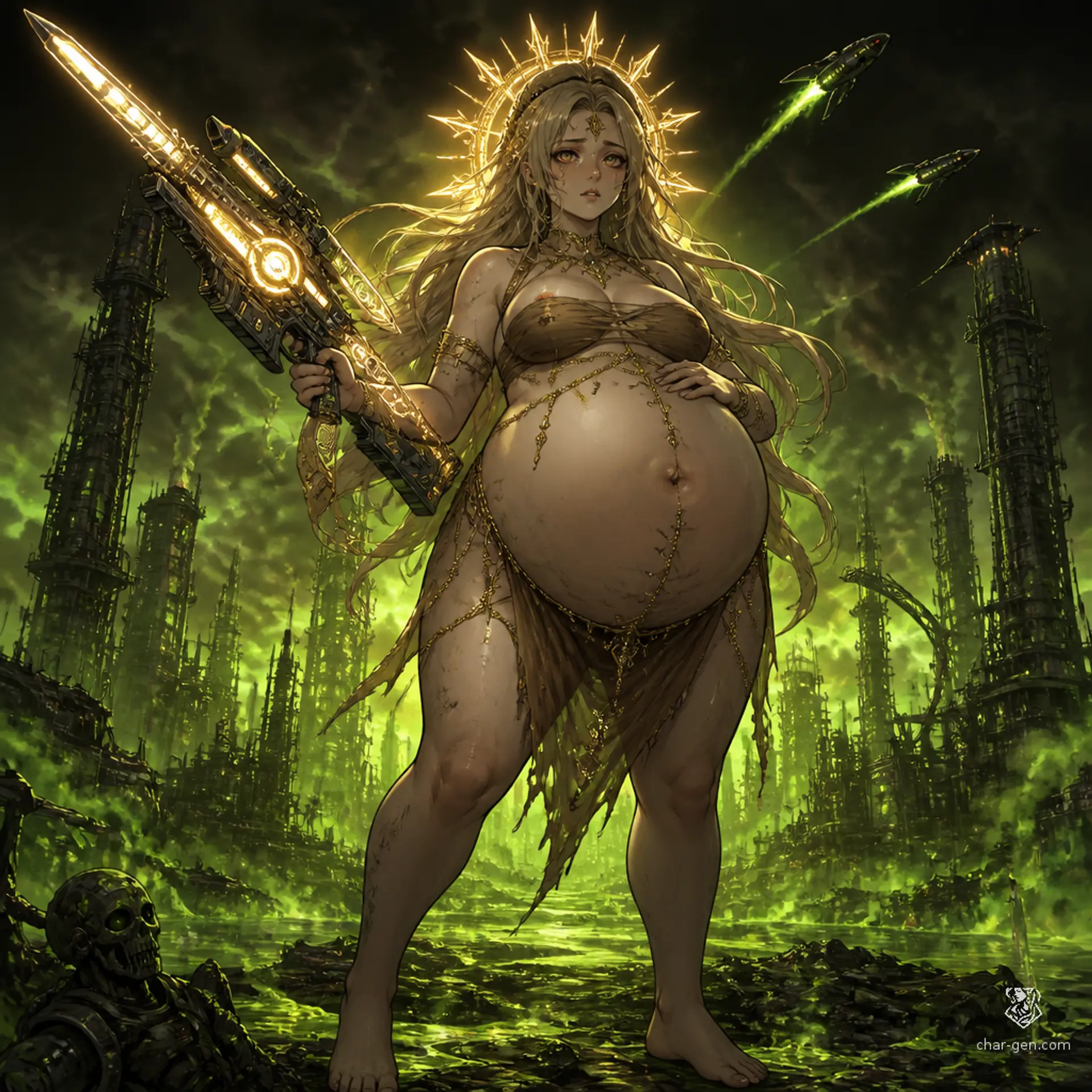 Generalis Bellum, Mother of Arsenals - AI-generated fantasy Monster