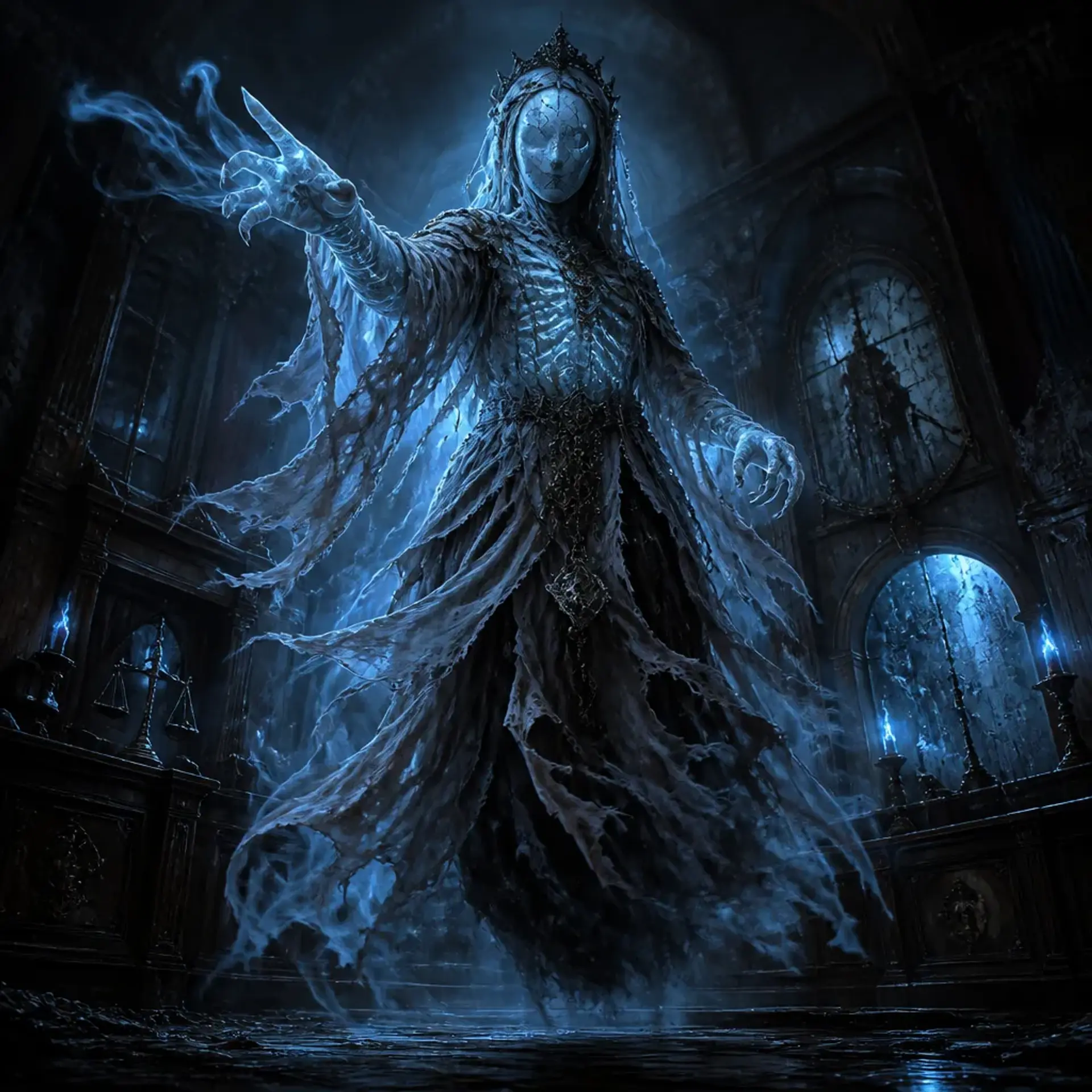 Bound Spirit - AI-generated fantasy Monster