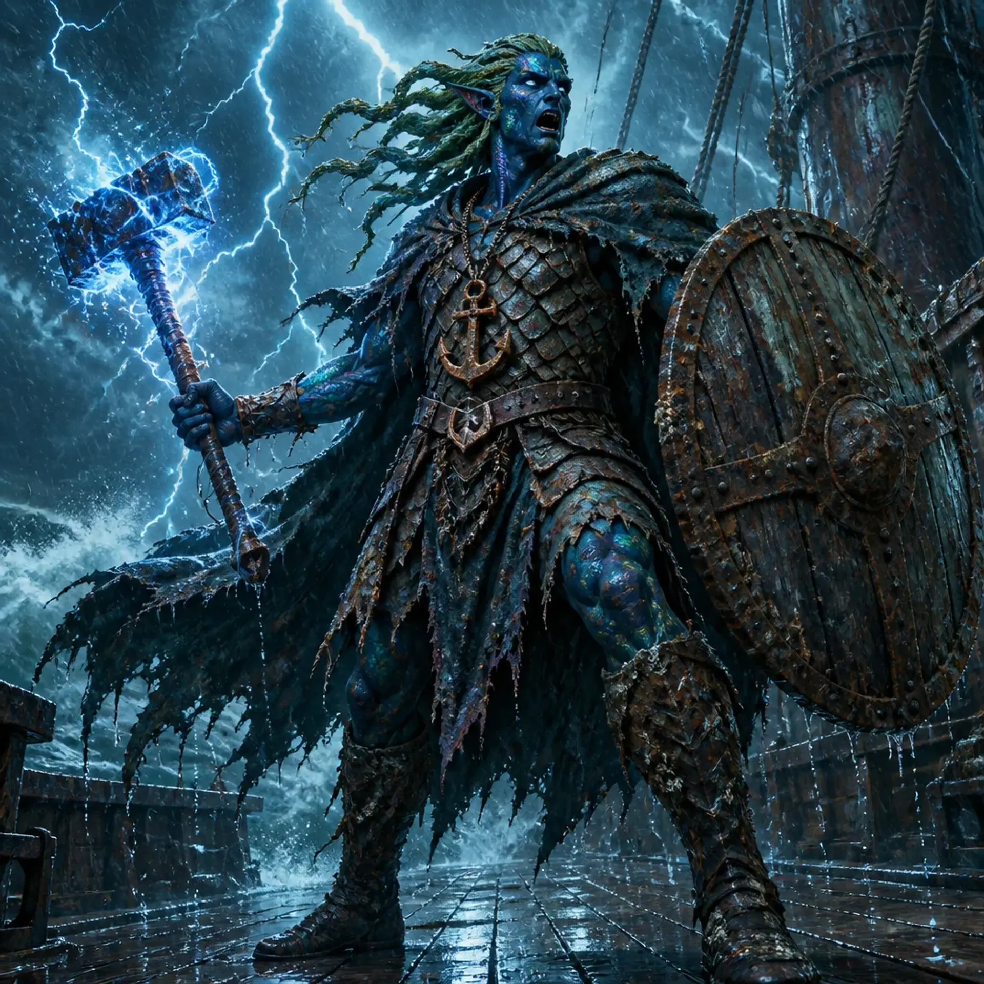 Varis Salt-Singe Galanodel - AI-generated fantasy Character