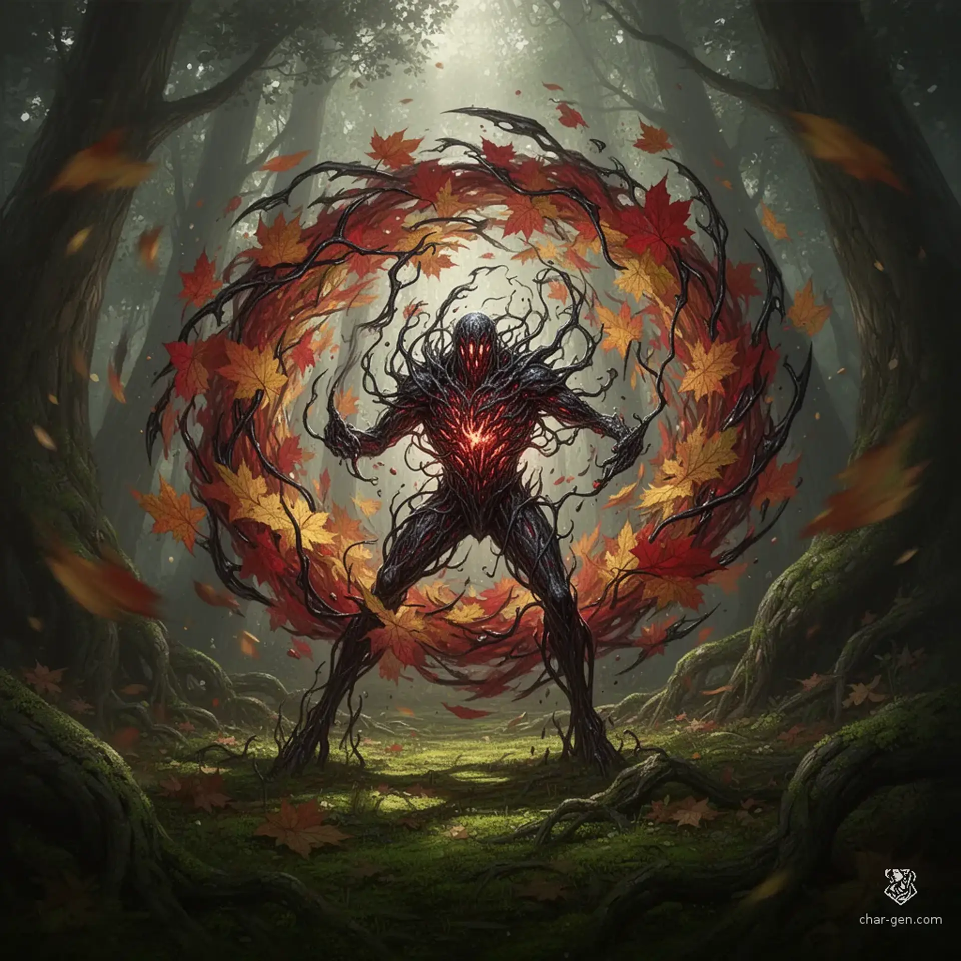 Blight-Drift Stalker - AI-generated fantasy Monster