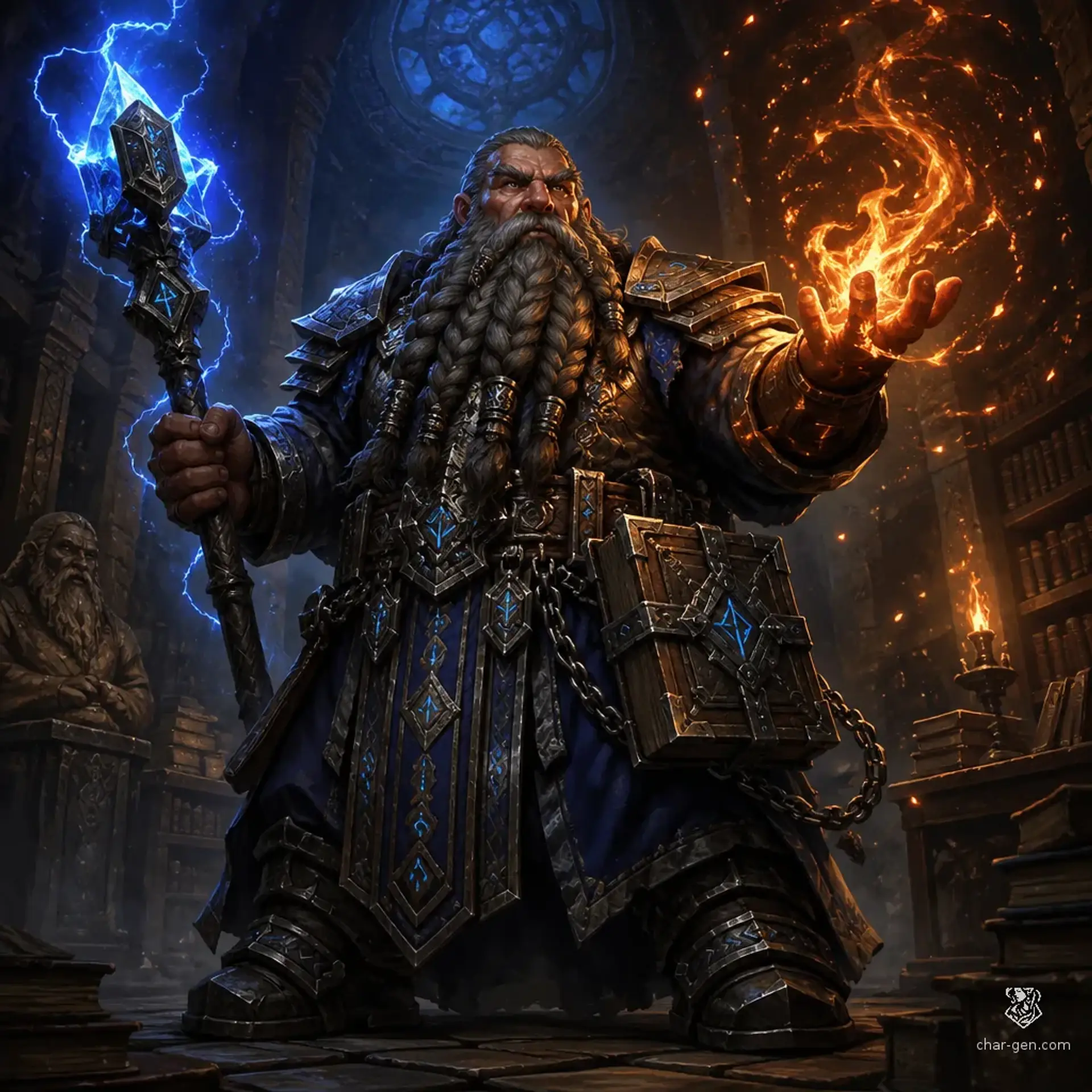Thulgrim Ironweaver - AI-generated fantasy Character