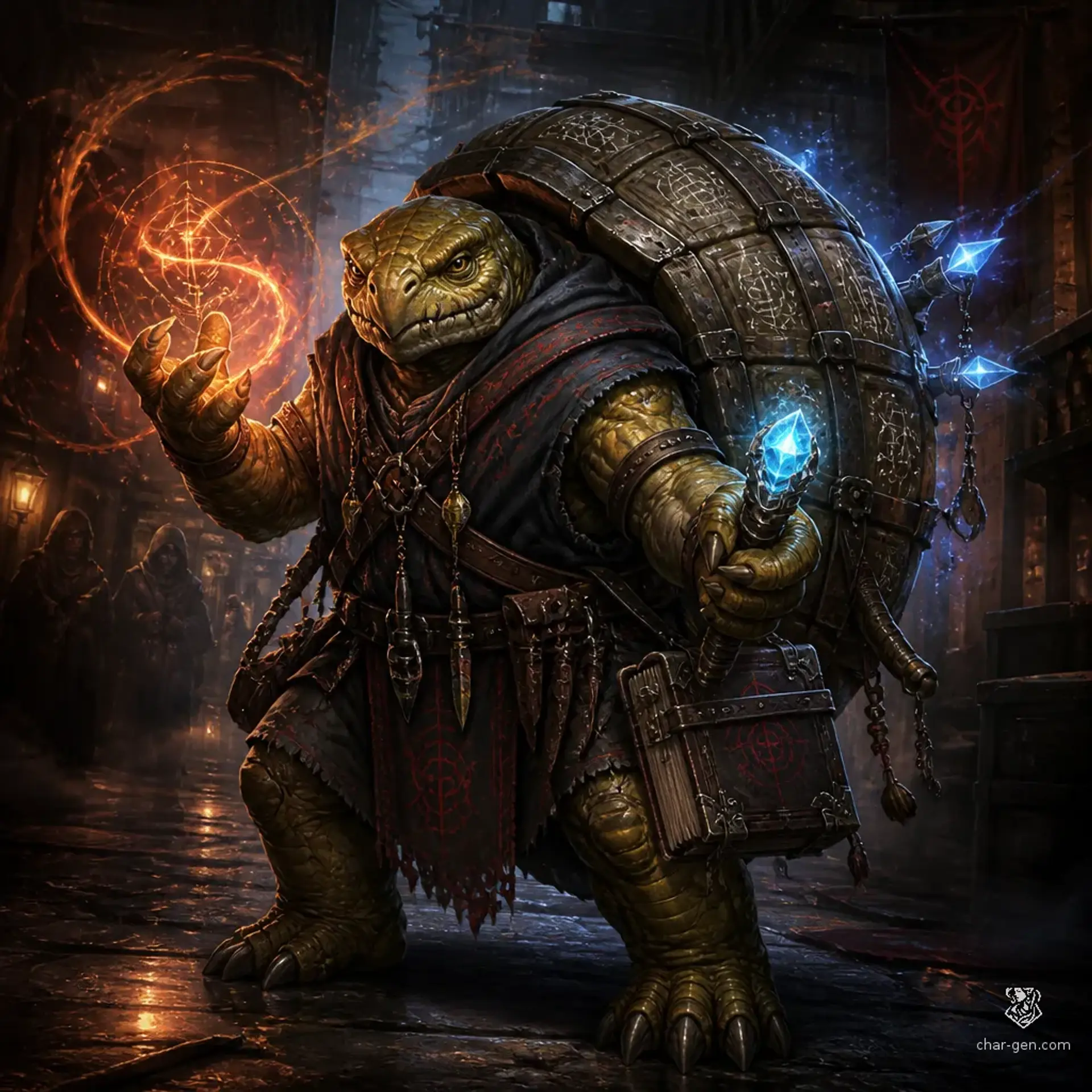 Combat Wombat - AI-generated fantasy Character