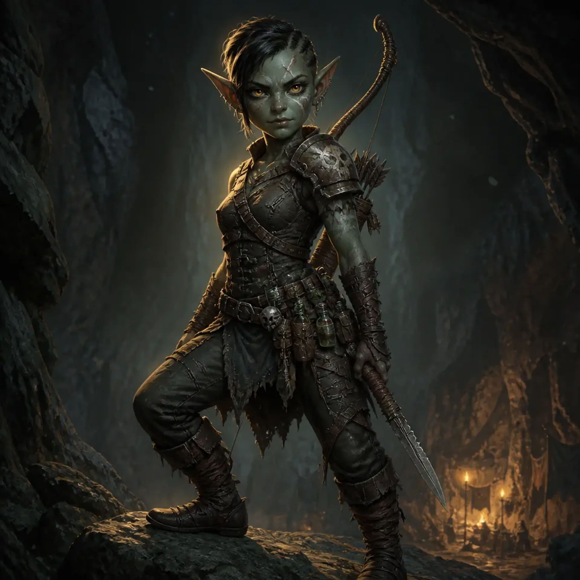 Vitha Ashmark - AI-generated fantasy Character