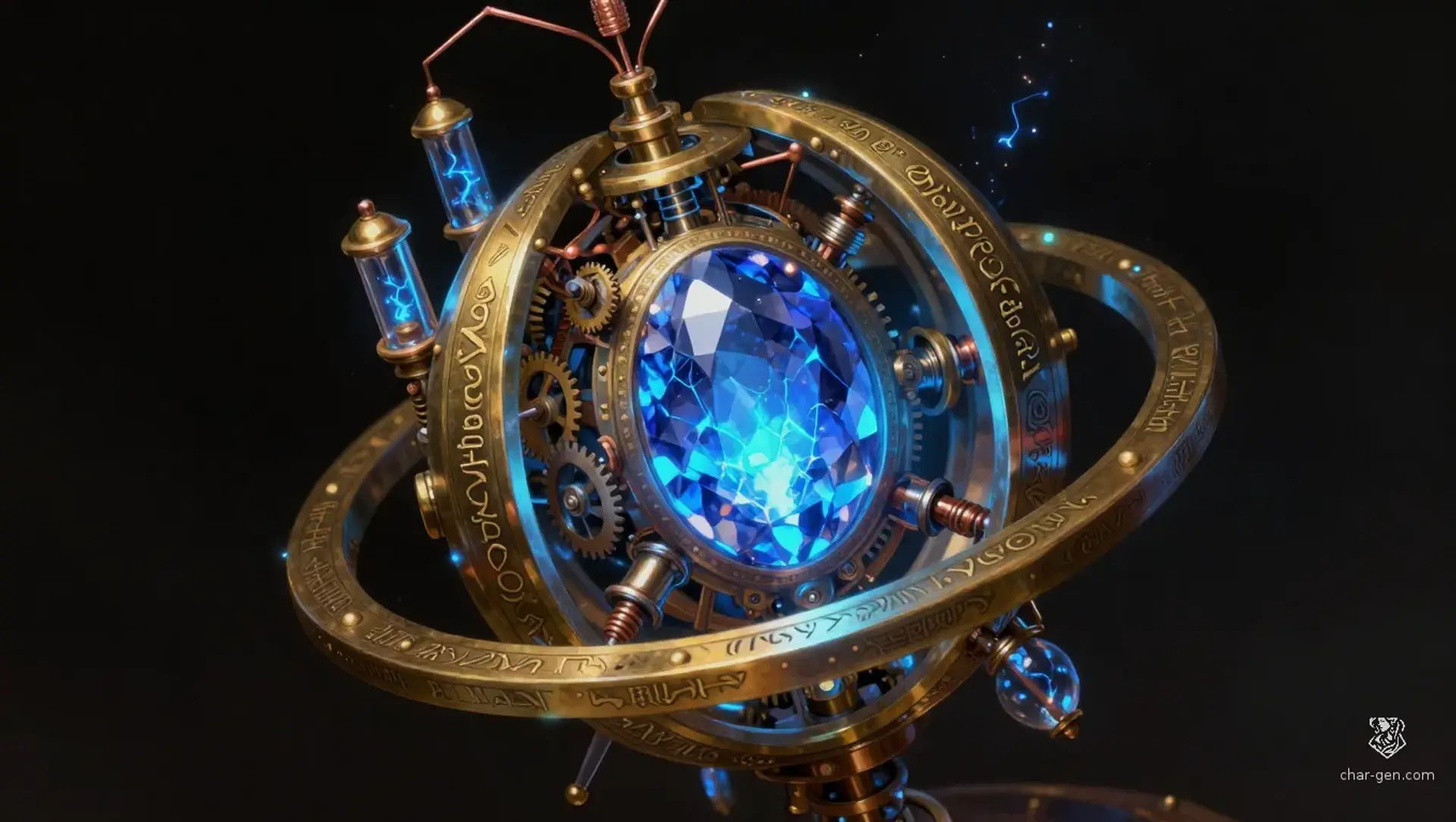 Spell-trapper Orb - AI-generated fantasy Magic Item