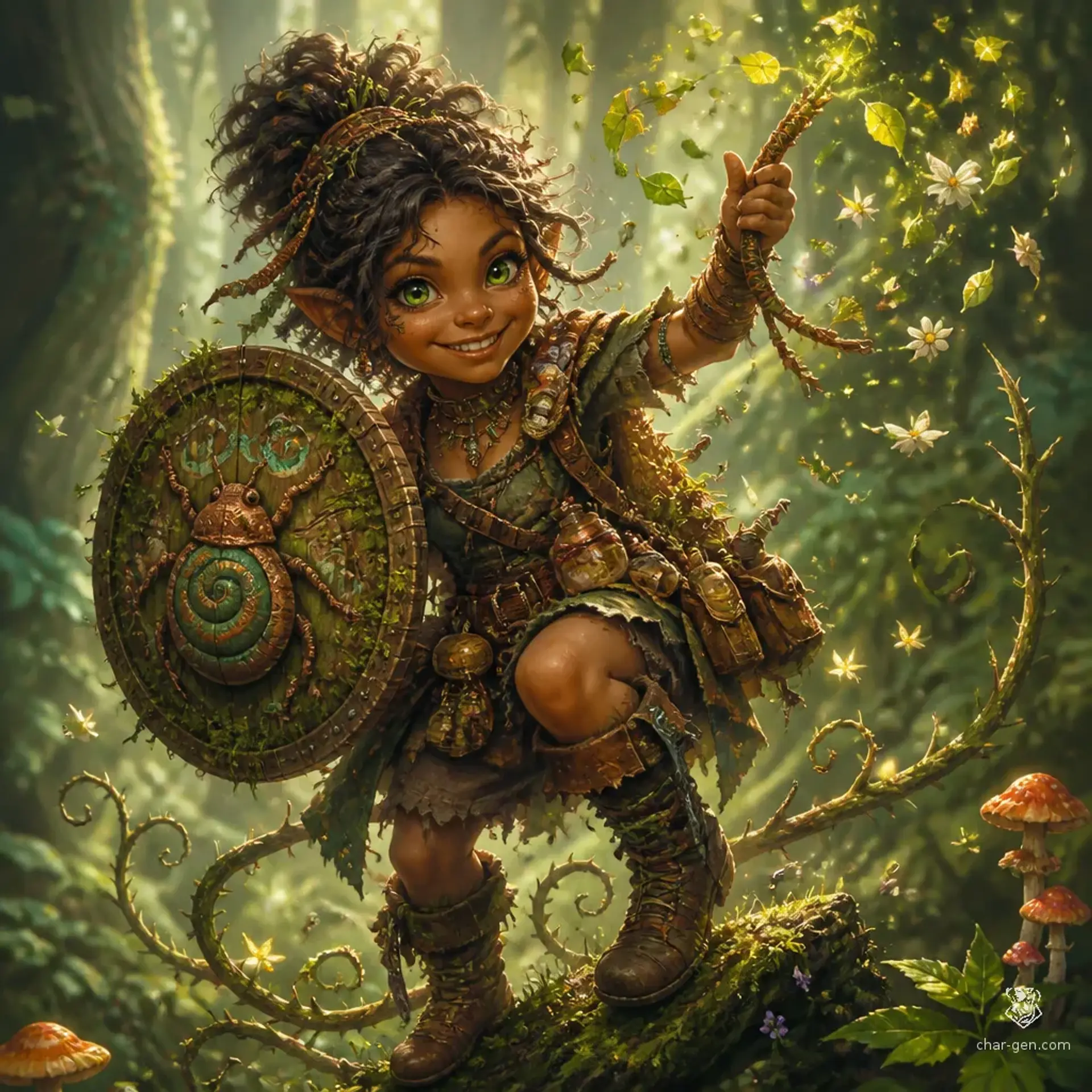 Paia Kelkki - AI-generated fantasy Character