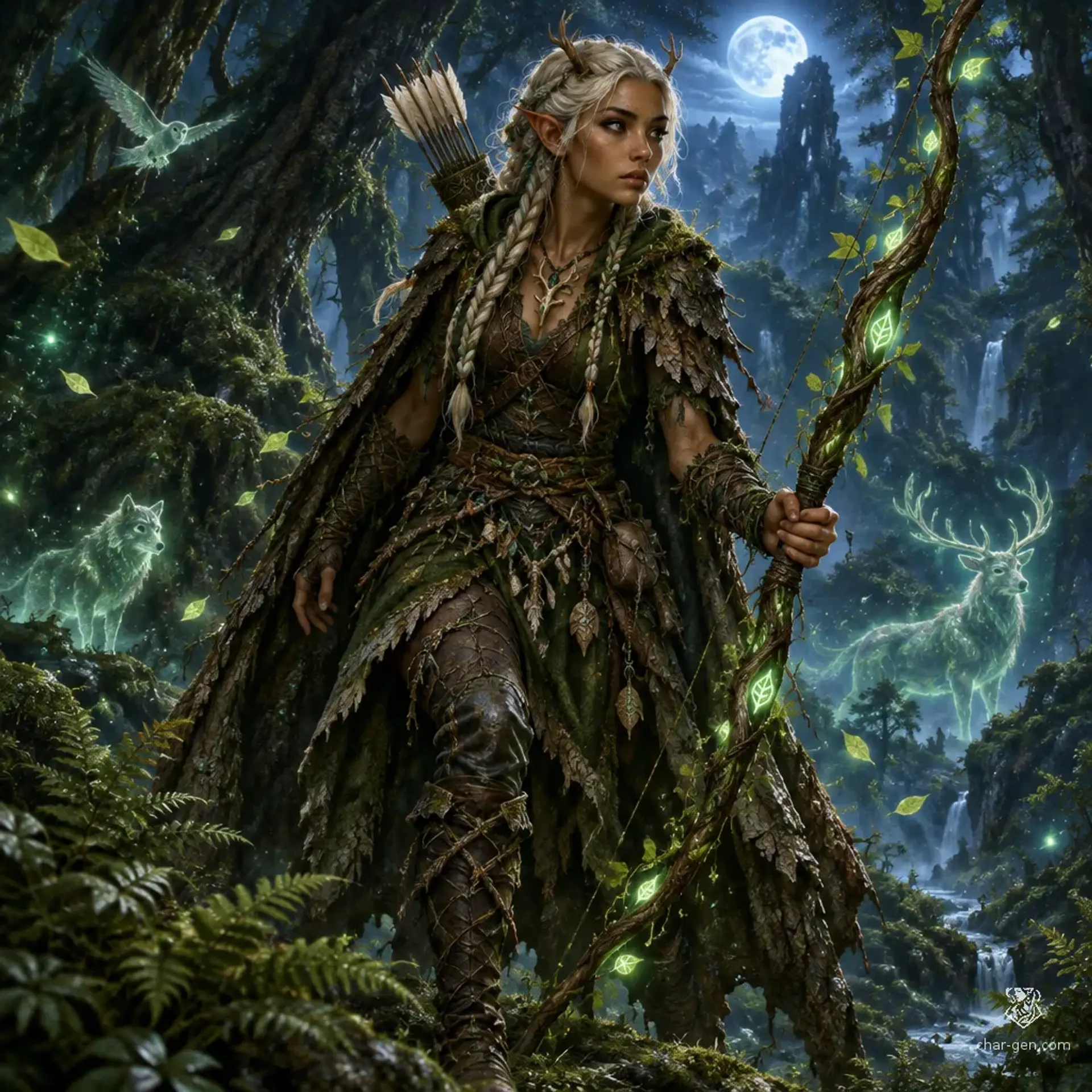Shae Elinor Midre - AI-generated fantasy Character