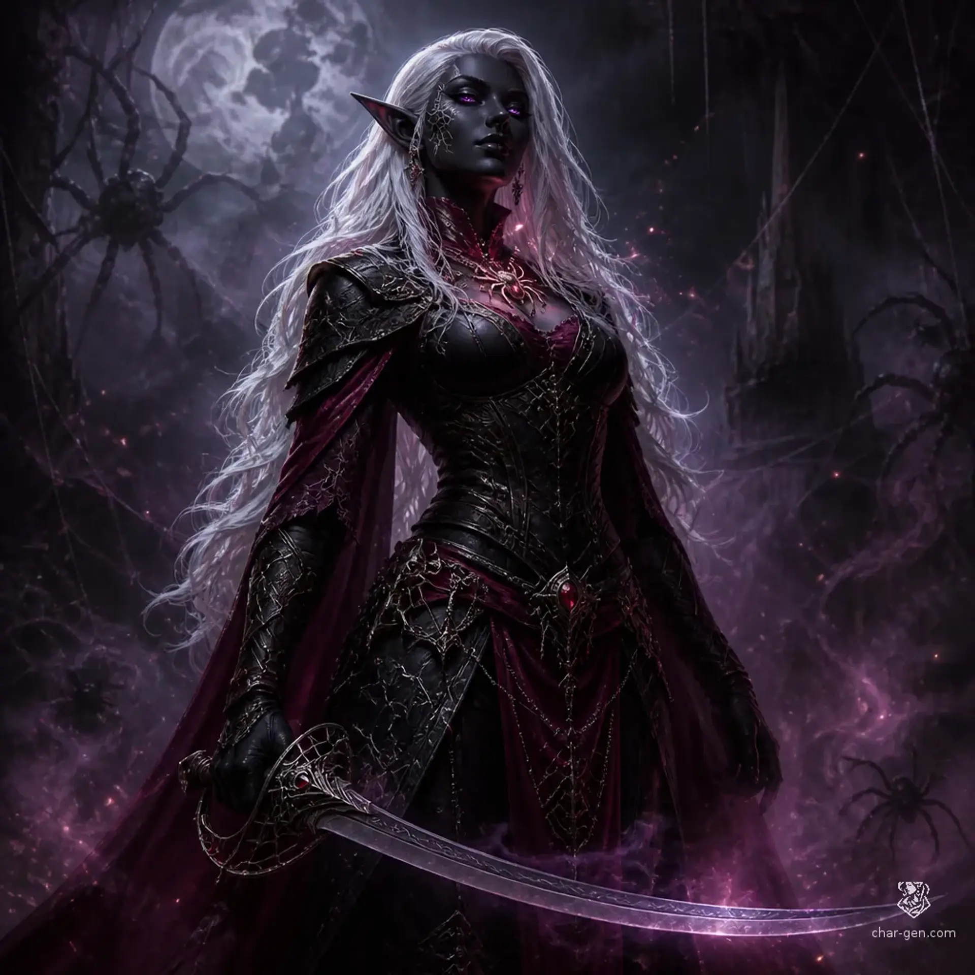 Aurelia Malice - AI-generated fantasy Character
