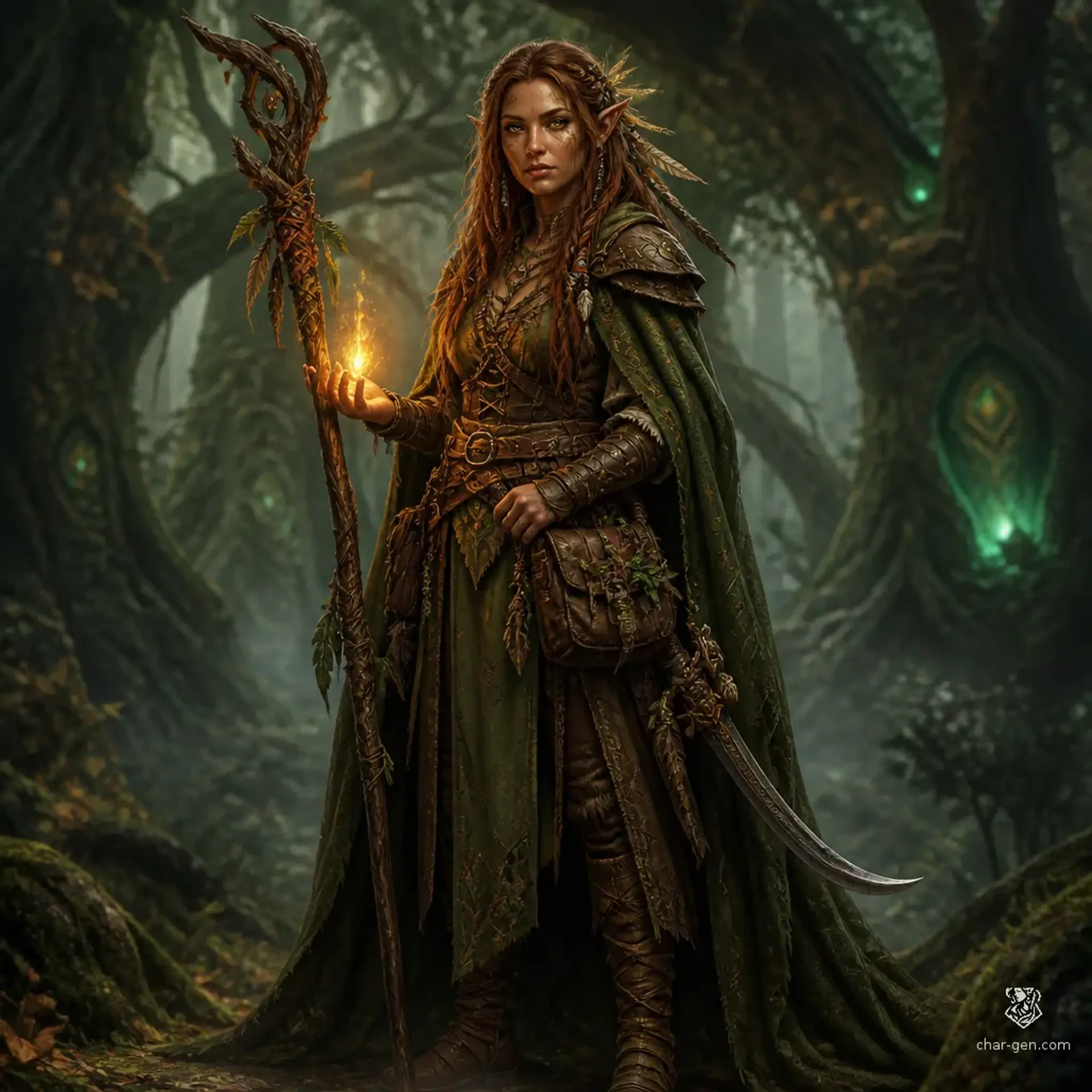 Elowynn - AI-generated fantasy Character
