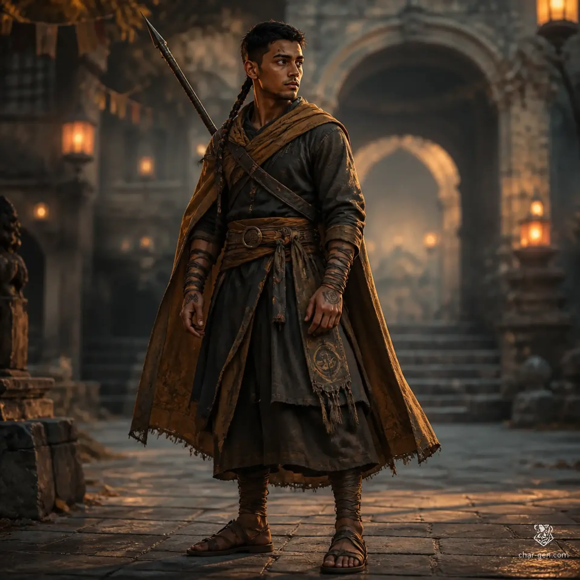 Jalen Vey - AI-generated fantasy Character