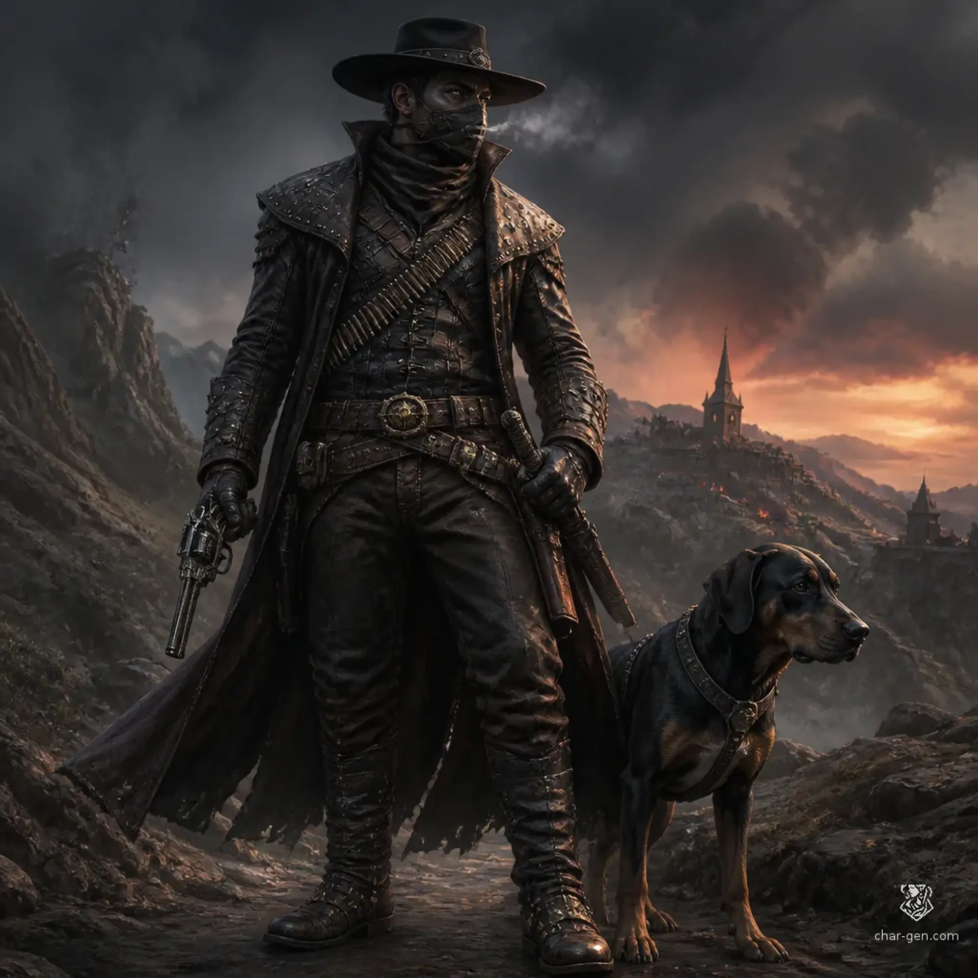 Kett Gwynt - AI-generated fantasy Character