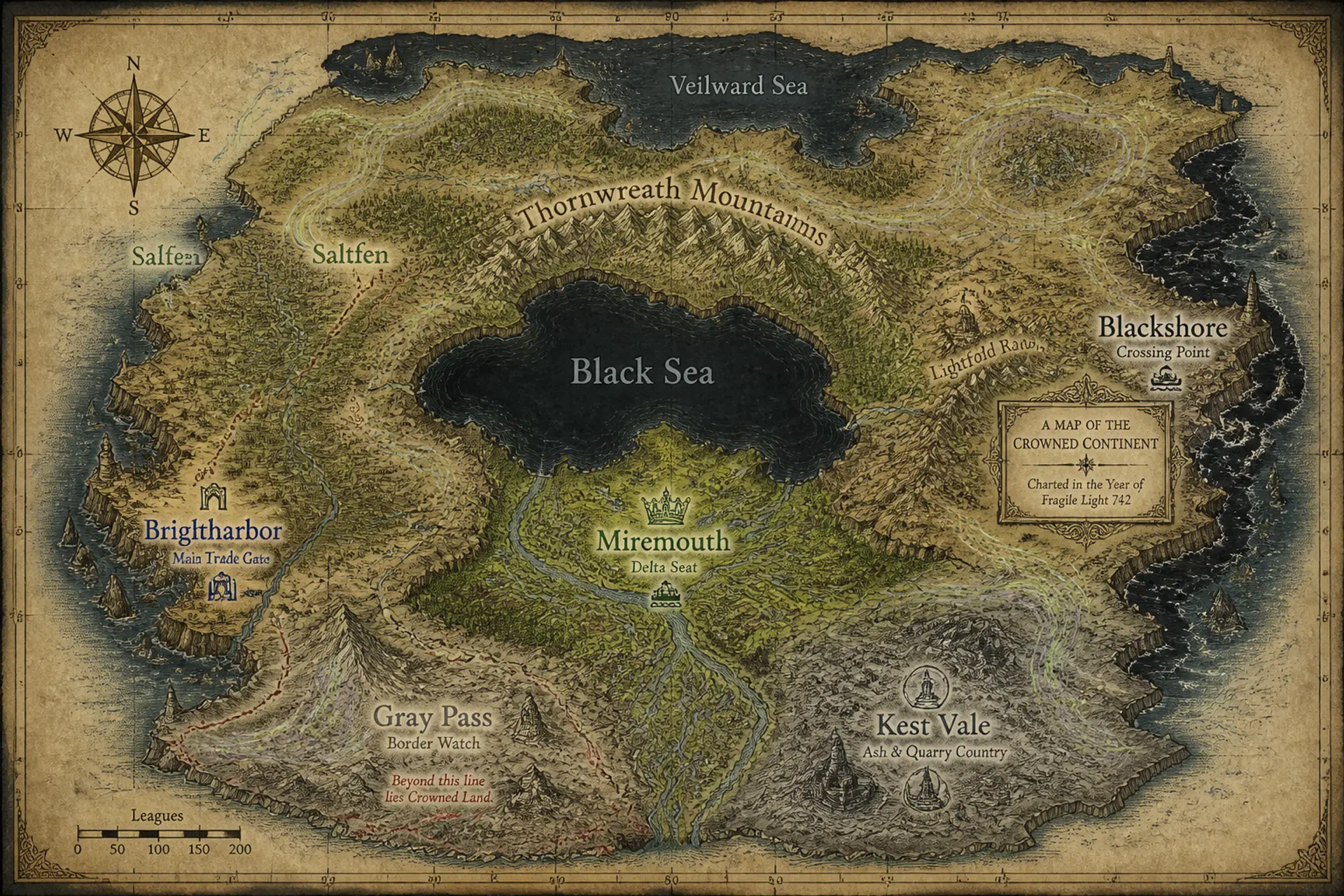 Myr - AI-generated fantasy World