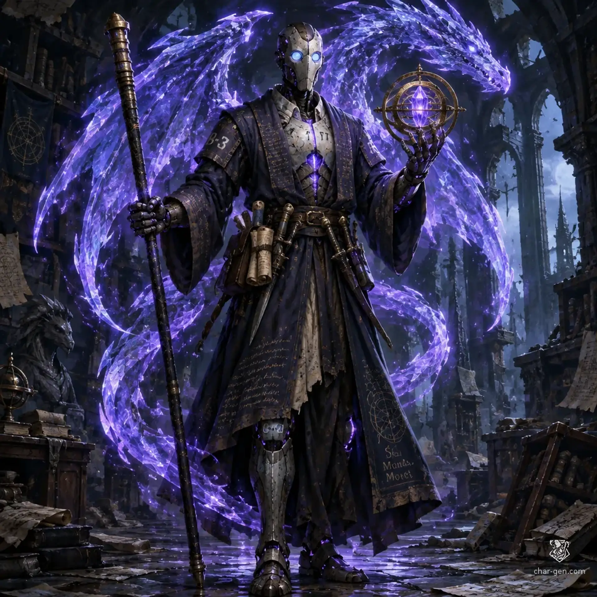 Enox - AI-generated fantasy Character