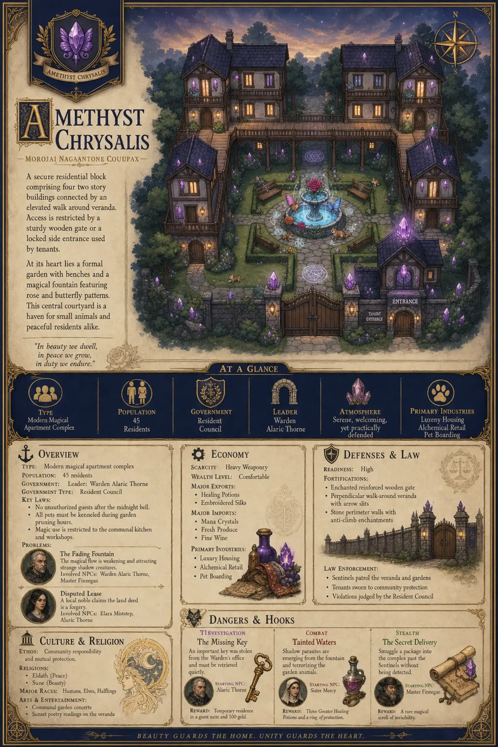 Settlement Sheet