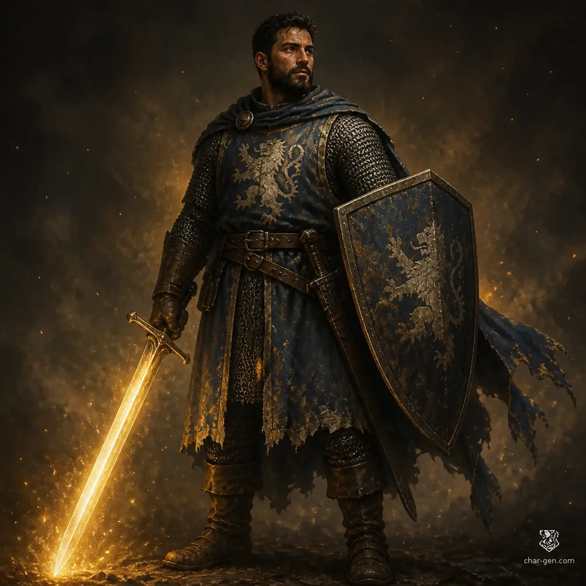 Rian Holt - AI-generated fantasy Character