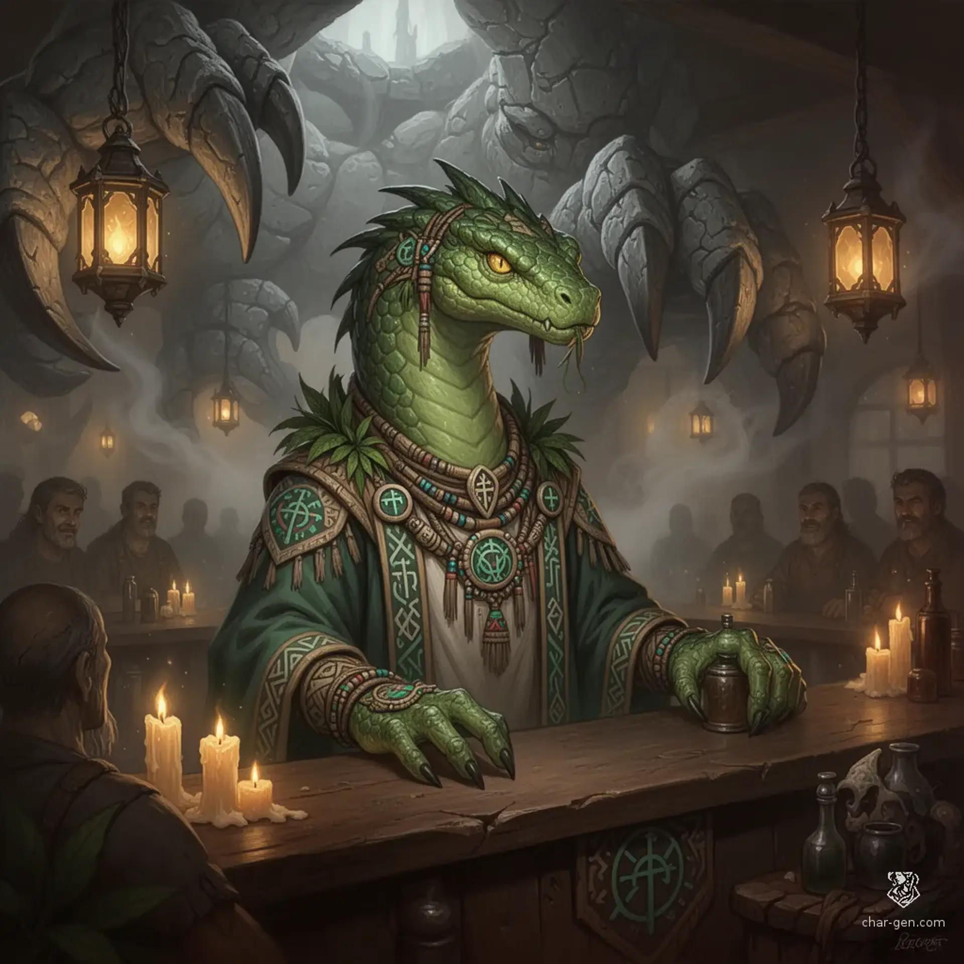 Shiva's Hand | Fantasy Tavern Generated by CharGen