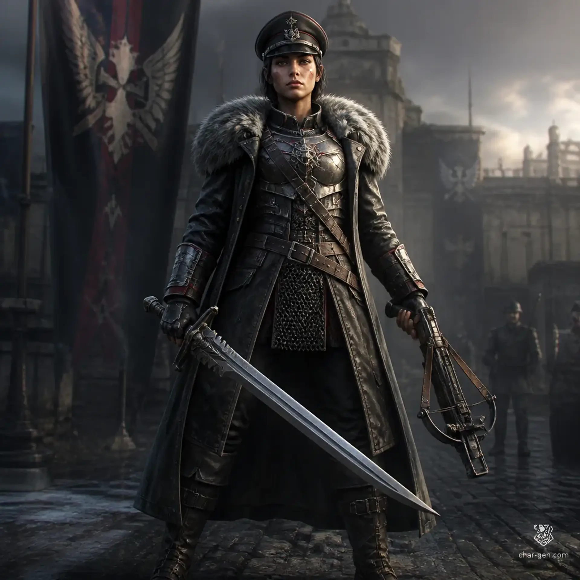 Entranzia Graves - AI-generated fantasy Character