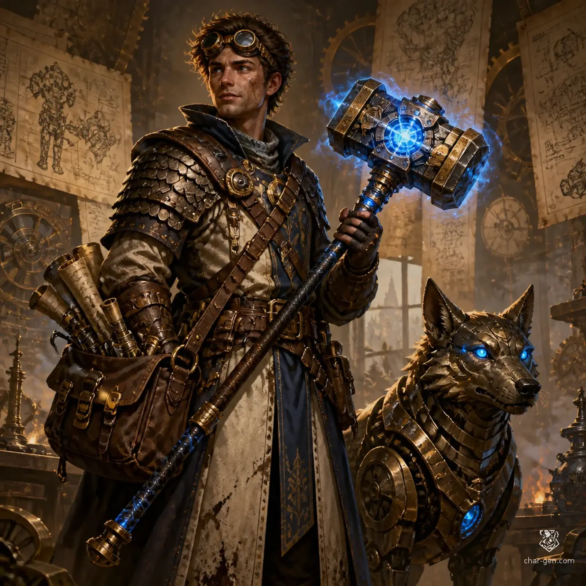 Percival - AI-generated fantasy Character