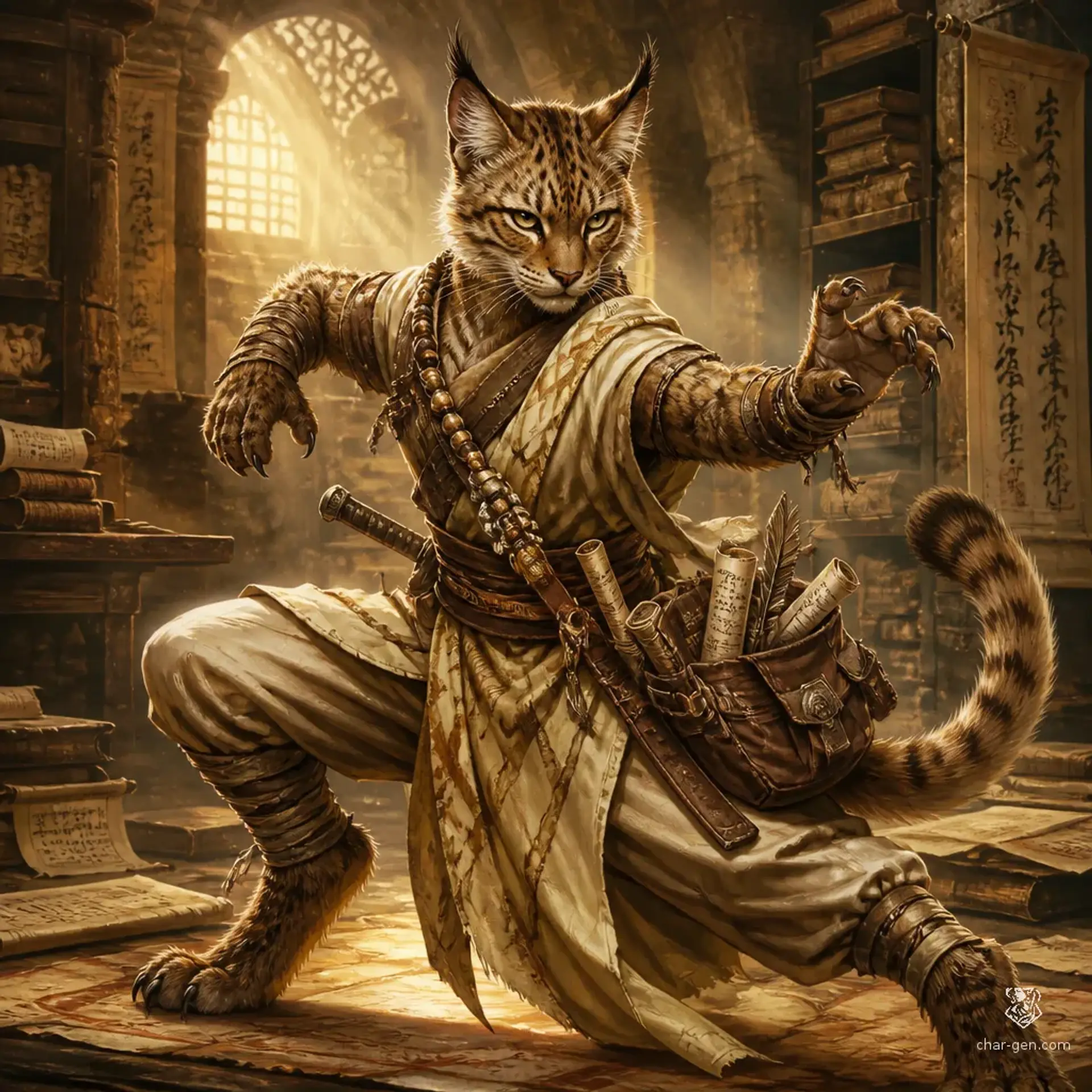 Maxwell - AI-generated fantasy Character