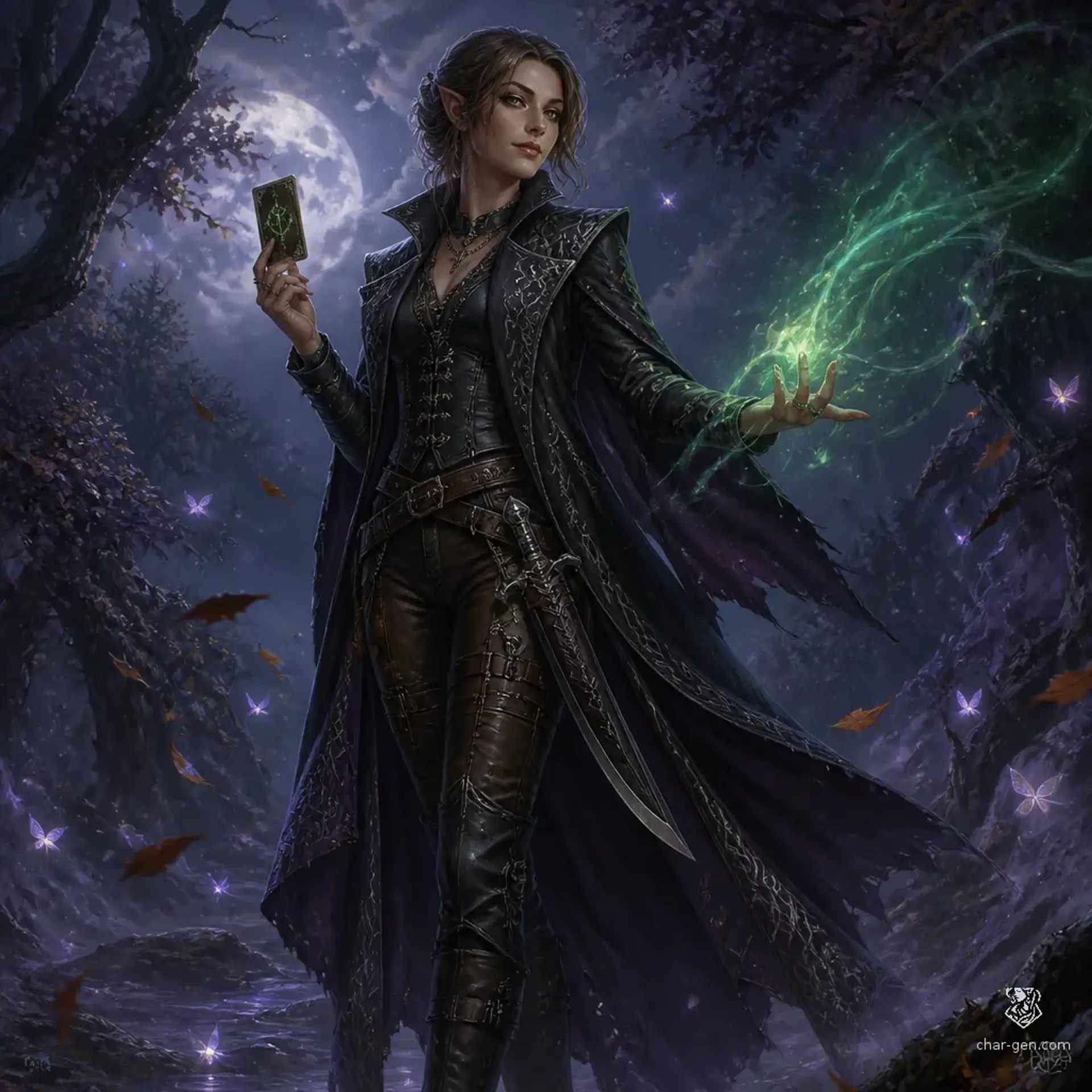 Aeris Vell - AI-generated fantasy Character