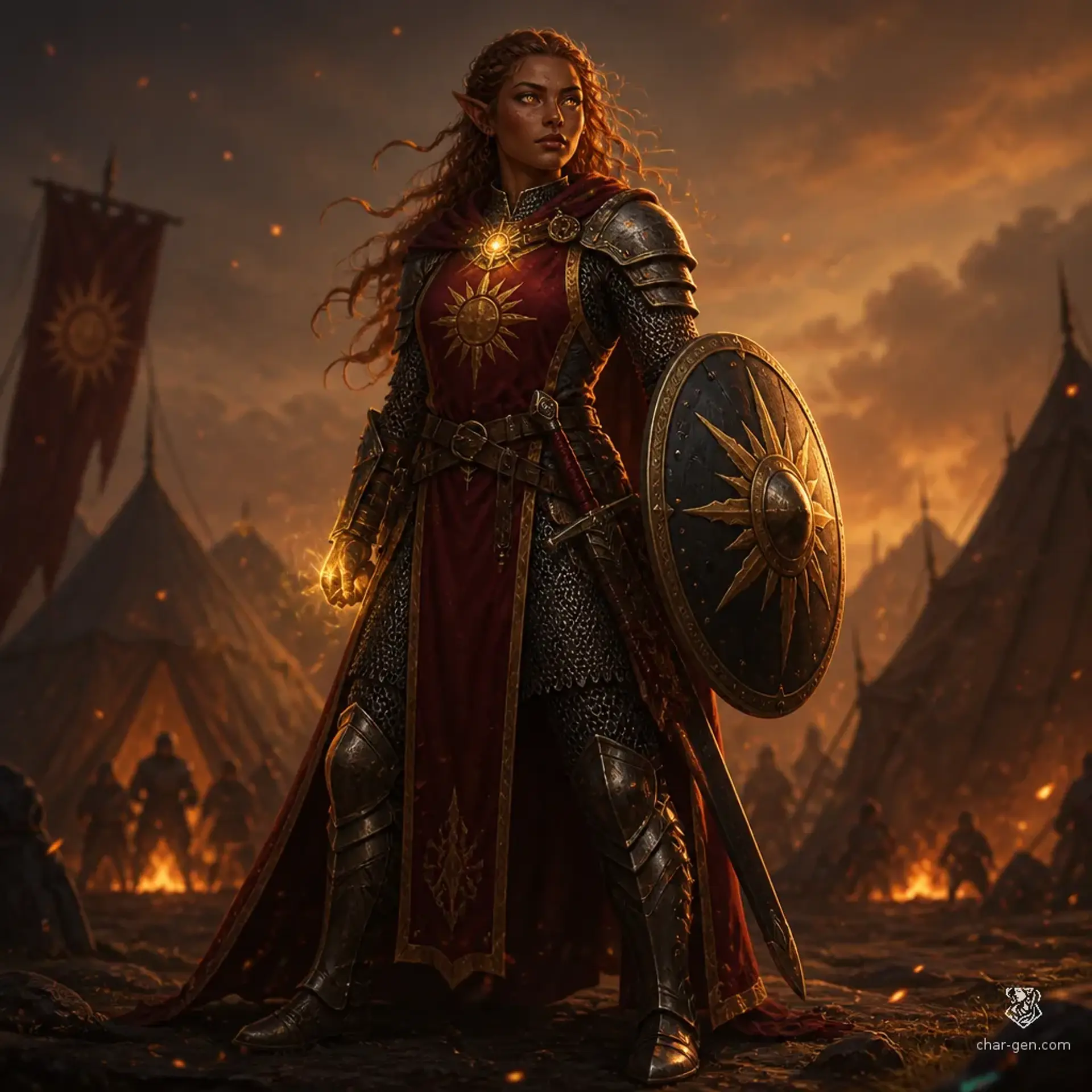 Ember - AI-generated fantasy Character