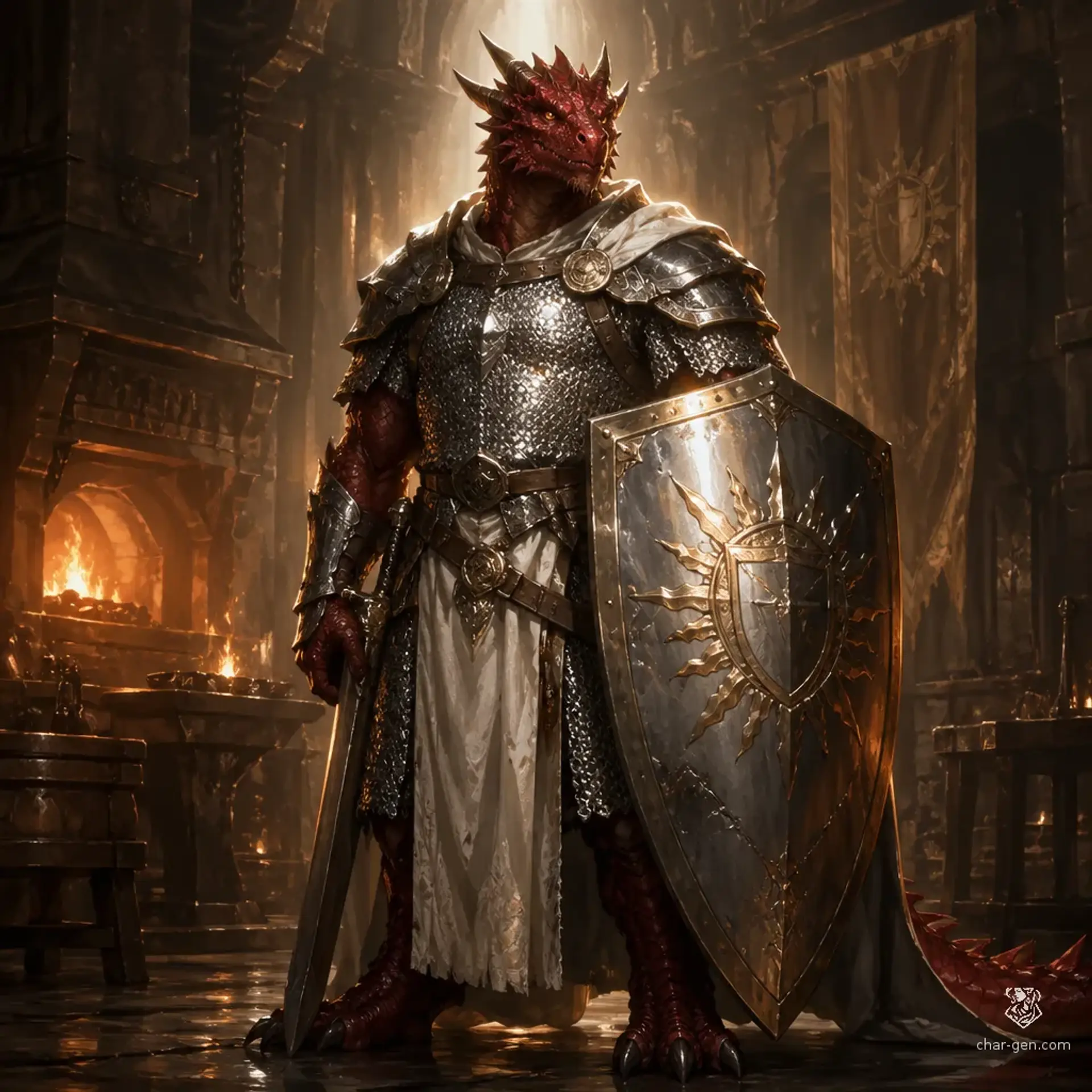Ignatius Hearth-Keep - AI-generated fantasy Character