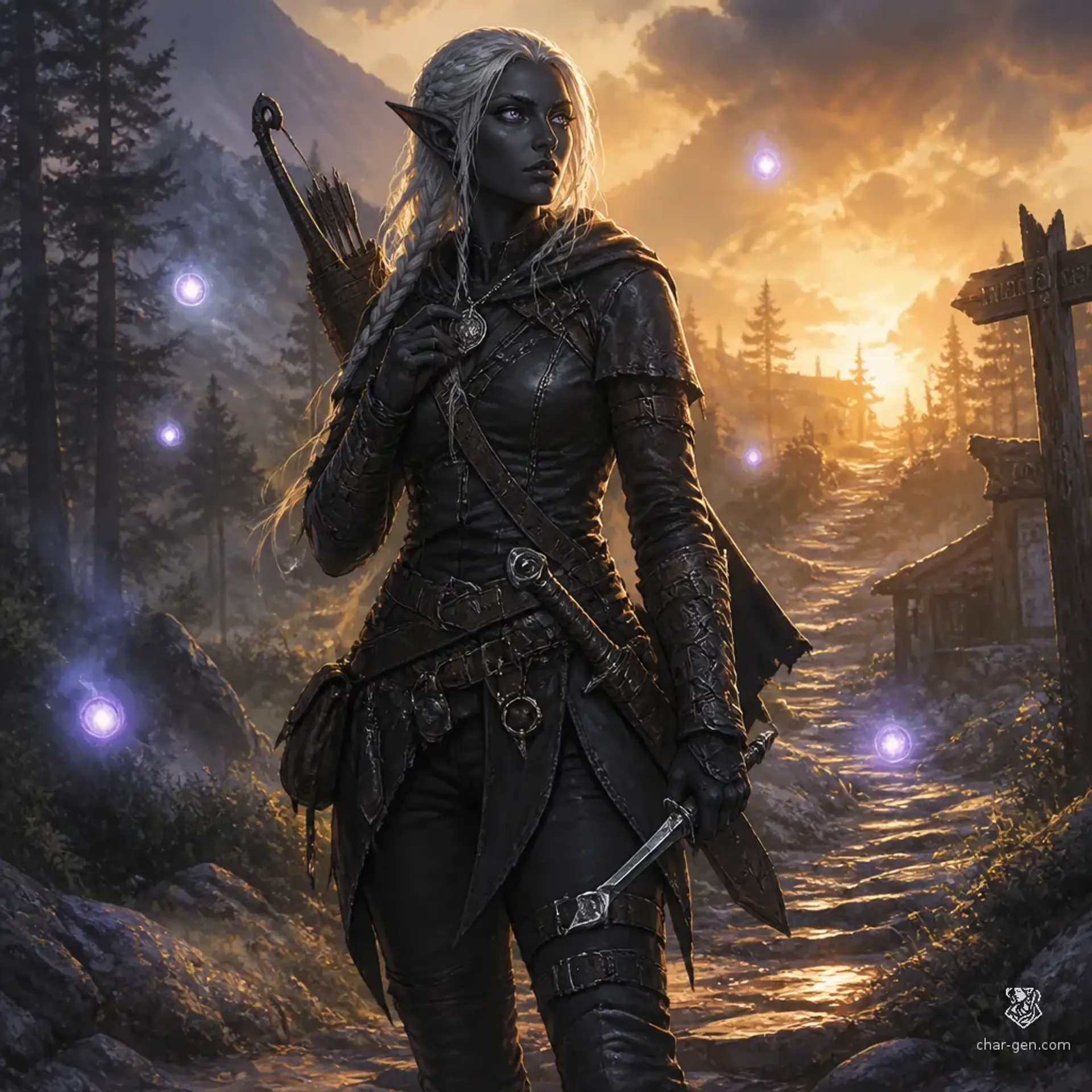 Amaryl Kett - AI-generated fantasy Character