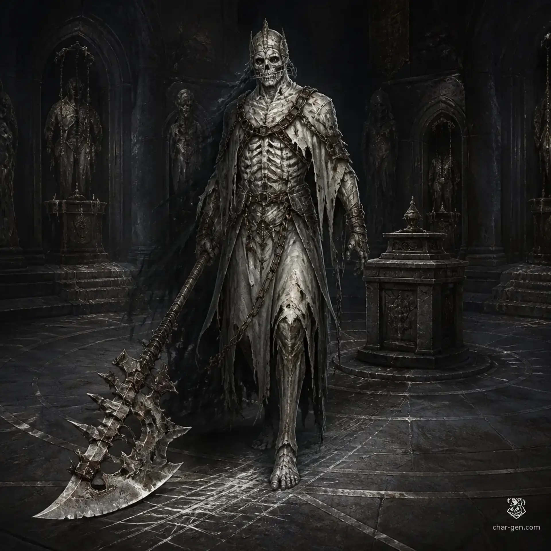 Vault Wight - AI-generated fantasy Monster