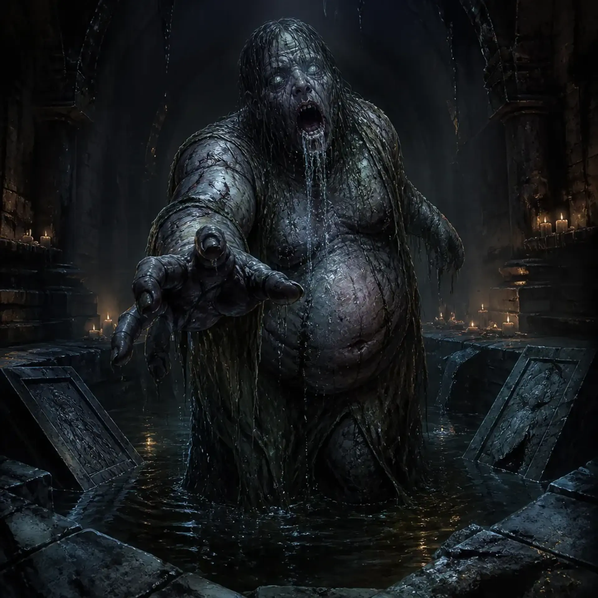 Drowned Dead - AI-generated fantasy Monster