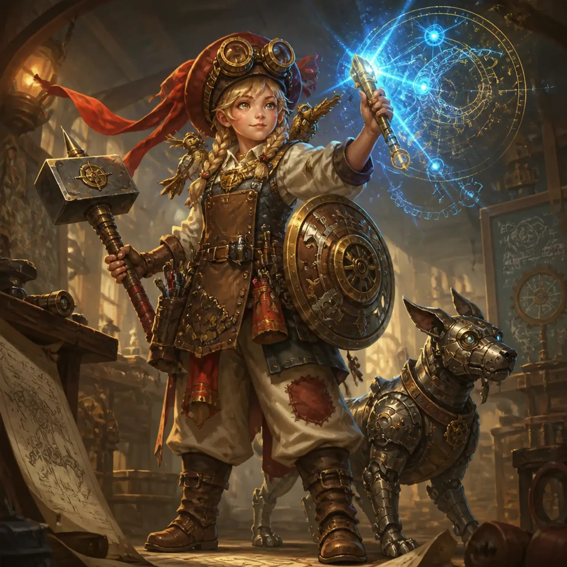 Lita Wrenner - AI-generated fantasy Character