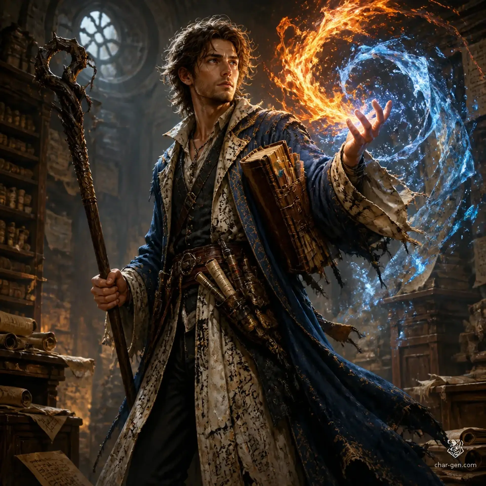 Timothy Wincklehorn III - AI-generated fantasy Character