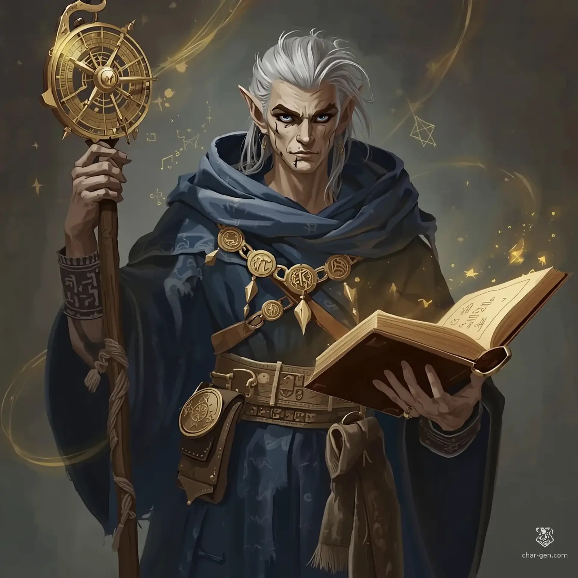 Valerius Meliamne - AI-generated fantasy Character
