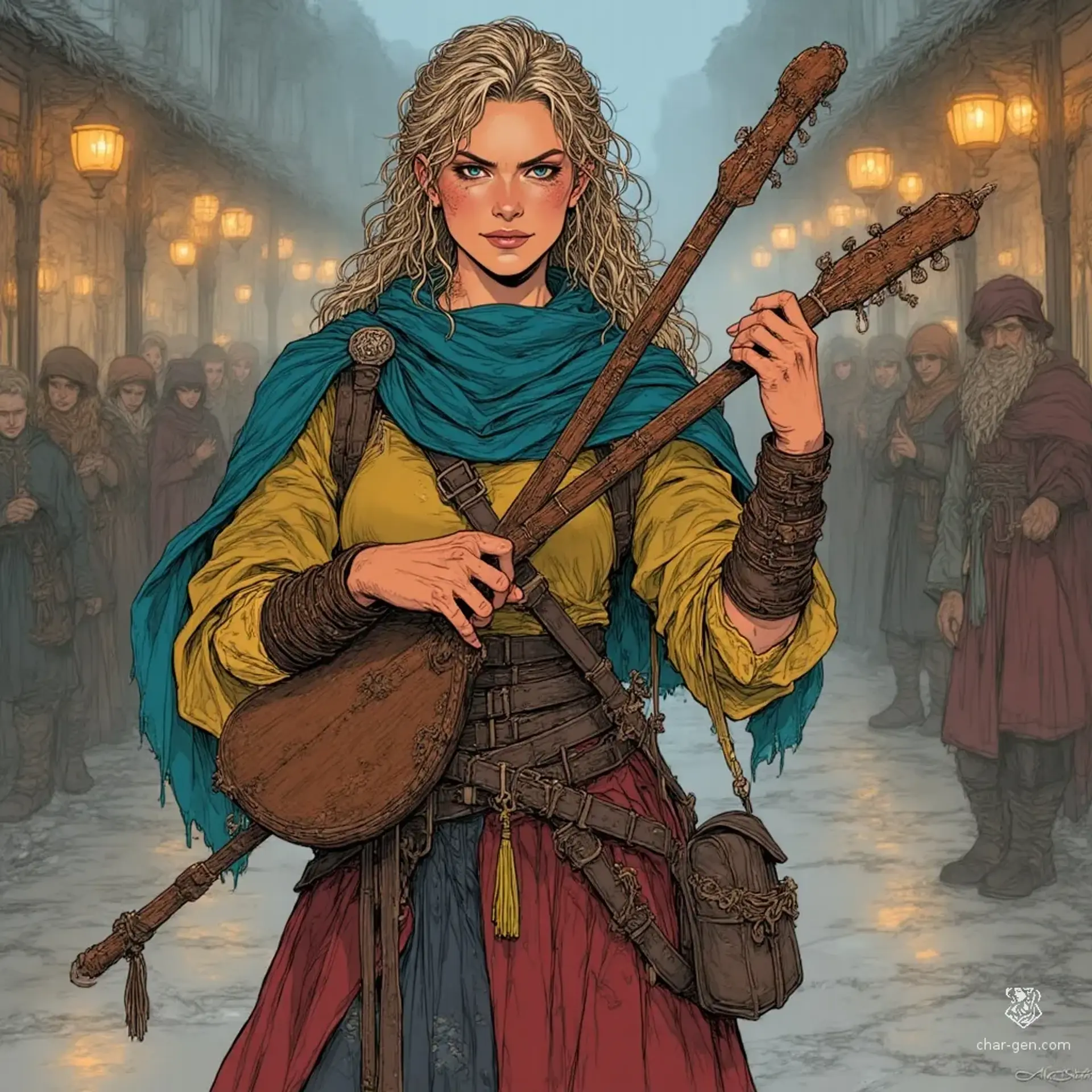 Elysra Nettlebright - AI-generated fantasy NPC