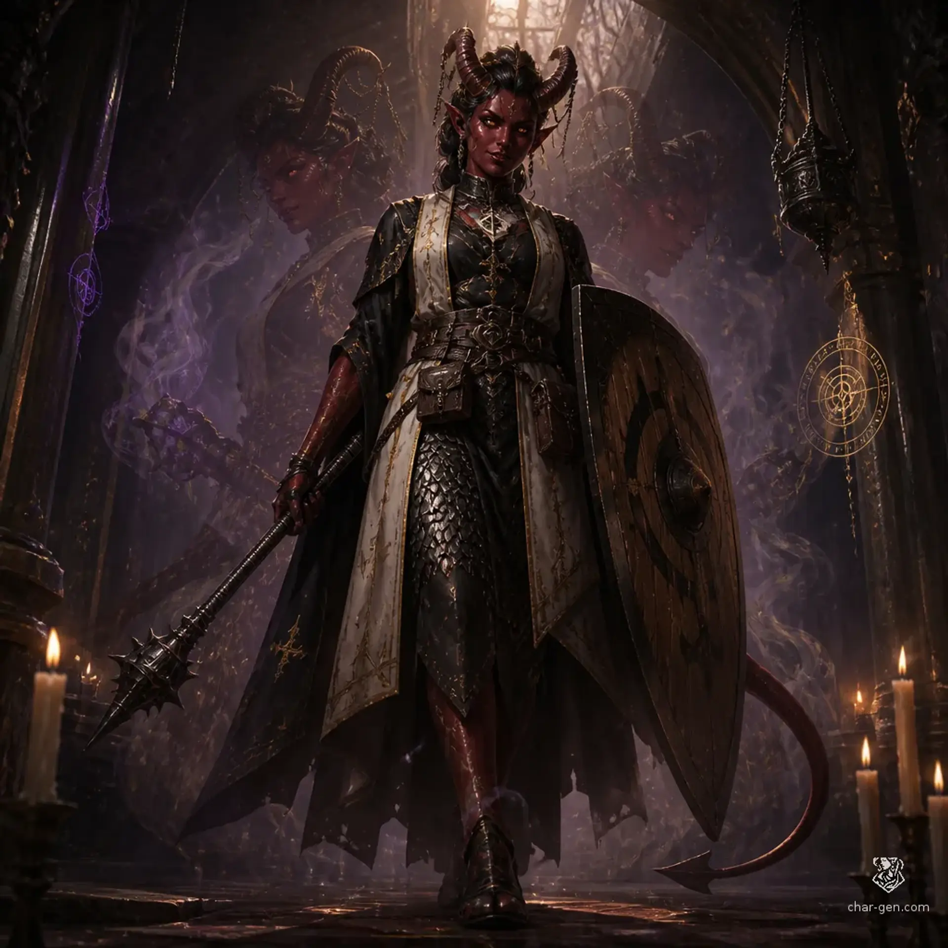 Bellatrix - AI-generated fantasy Character