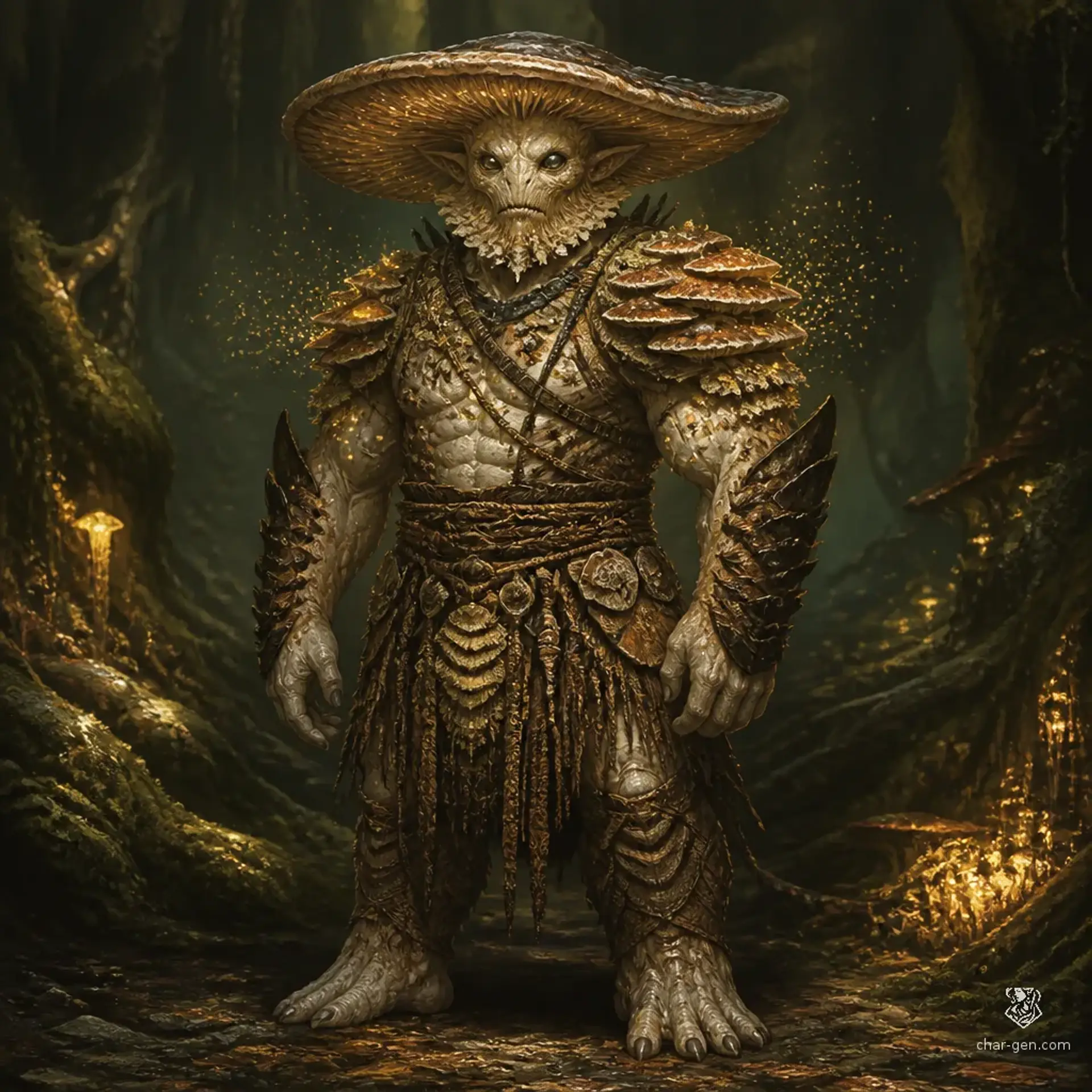 Mosscap - AI-generated fantasy Species